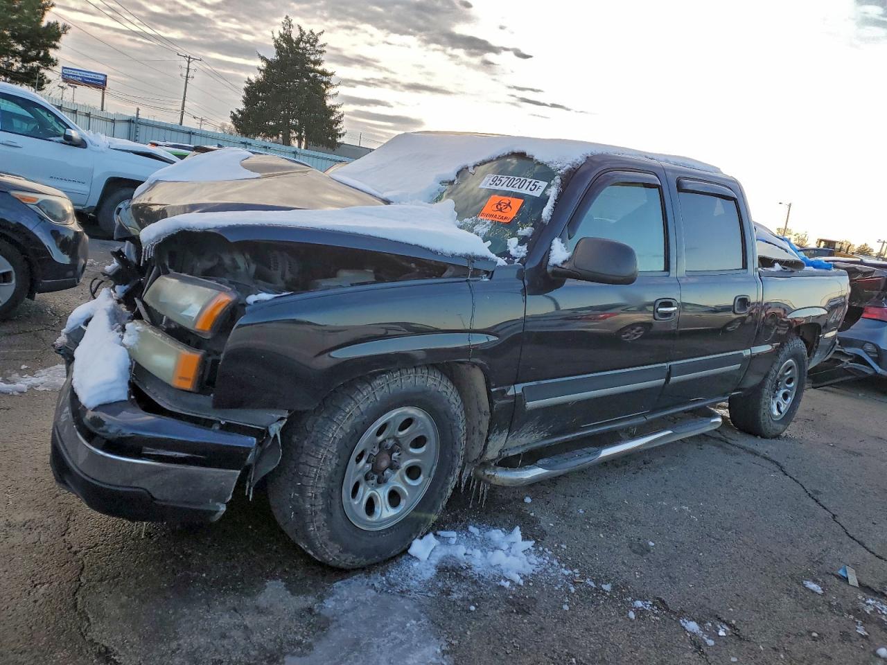2006 Chevrolet Silverado K1500 Black vin: 2GCEK13V261350689