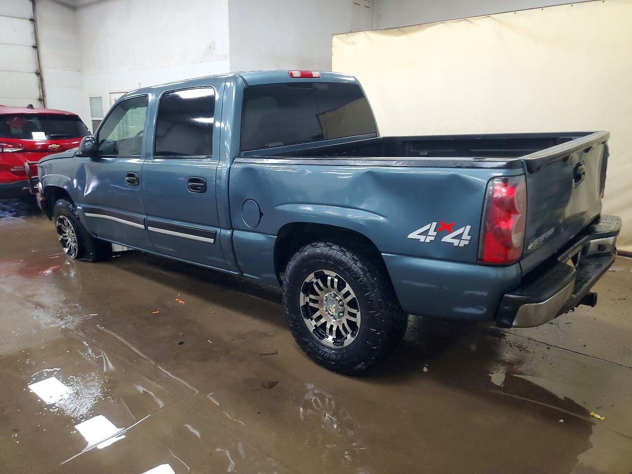 2007 Chevrolet Silverado K1500 Classic Crew Cab Синий vin: 2GCEK13V271128476