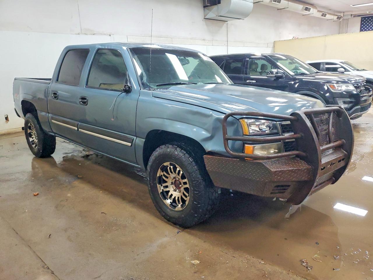 2007 Chevrolet Silverado K1500 Classic Crew Cab Синий vin: 2GCEK13V271128476