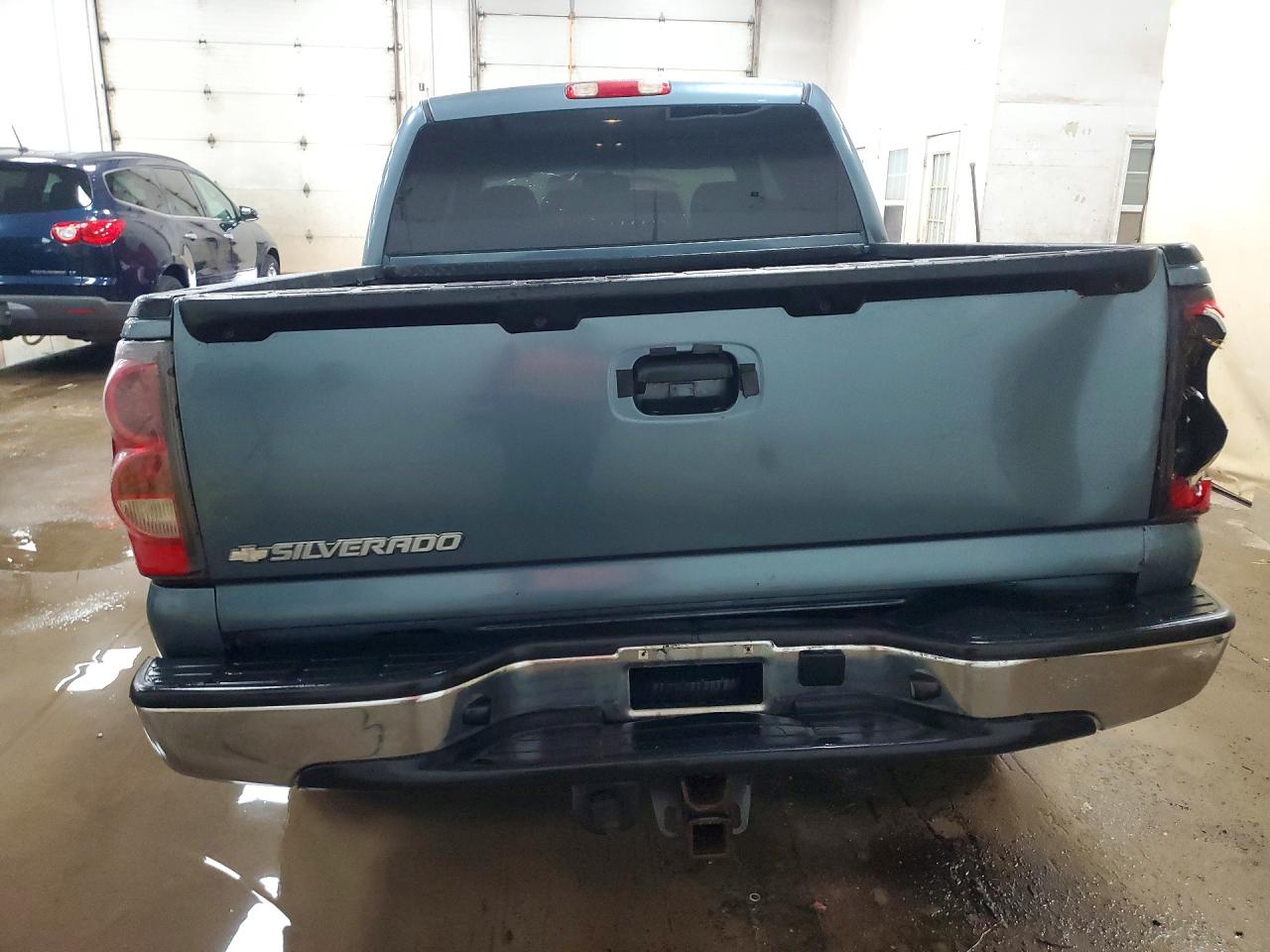 2007 Chevrolet Silverado K1500 Classic Crew Cab Синий vin: 2GCEK13V271128476