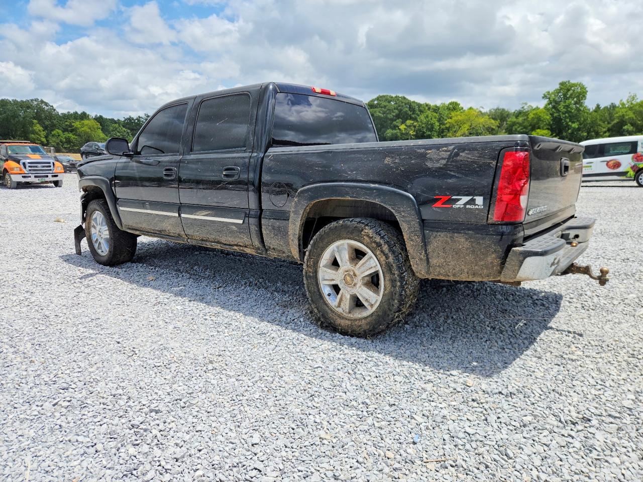 2007 Chevrolet Silverado K1500 Classic Crew Cab Black vin: 2GCEK13V371111444