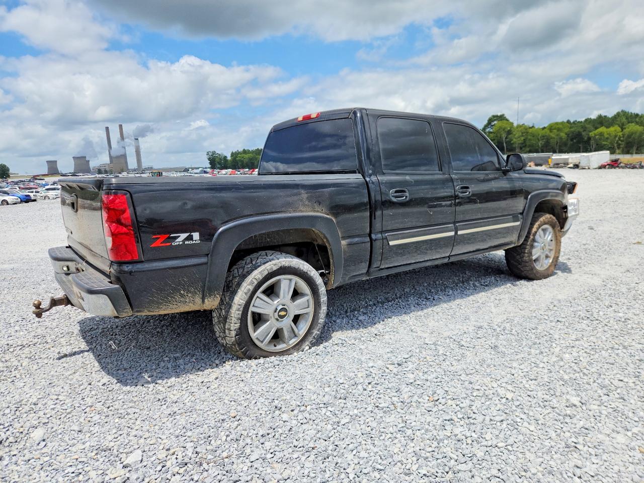 2007 Chevrolet Silverado K1500 Classic Crew Cab Black vin: 2GCEK13V371111444