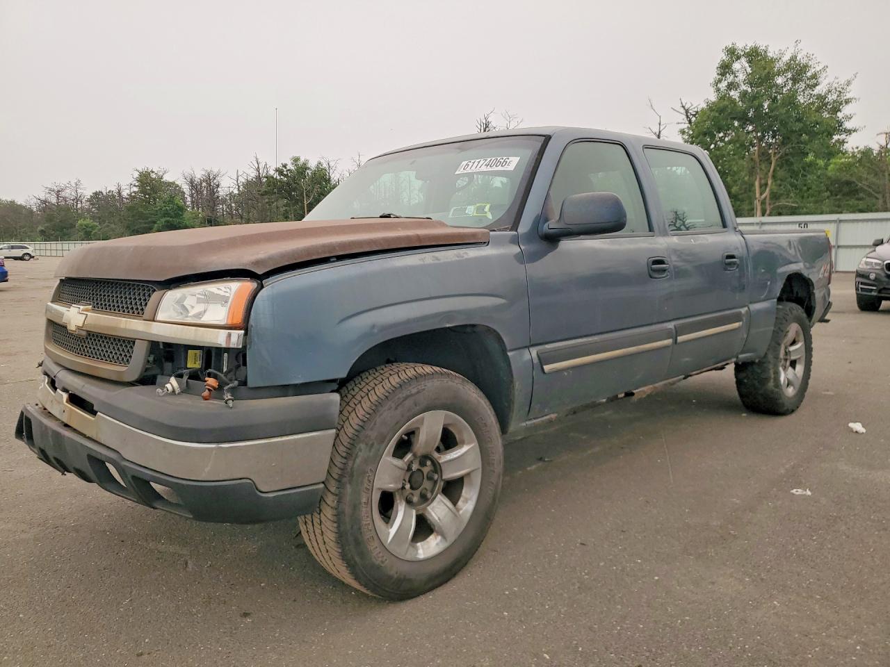 2007 Chevrolet Silverado K1500 Classic Crew Cab Blue vin: 2GCEK13V371144654
