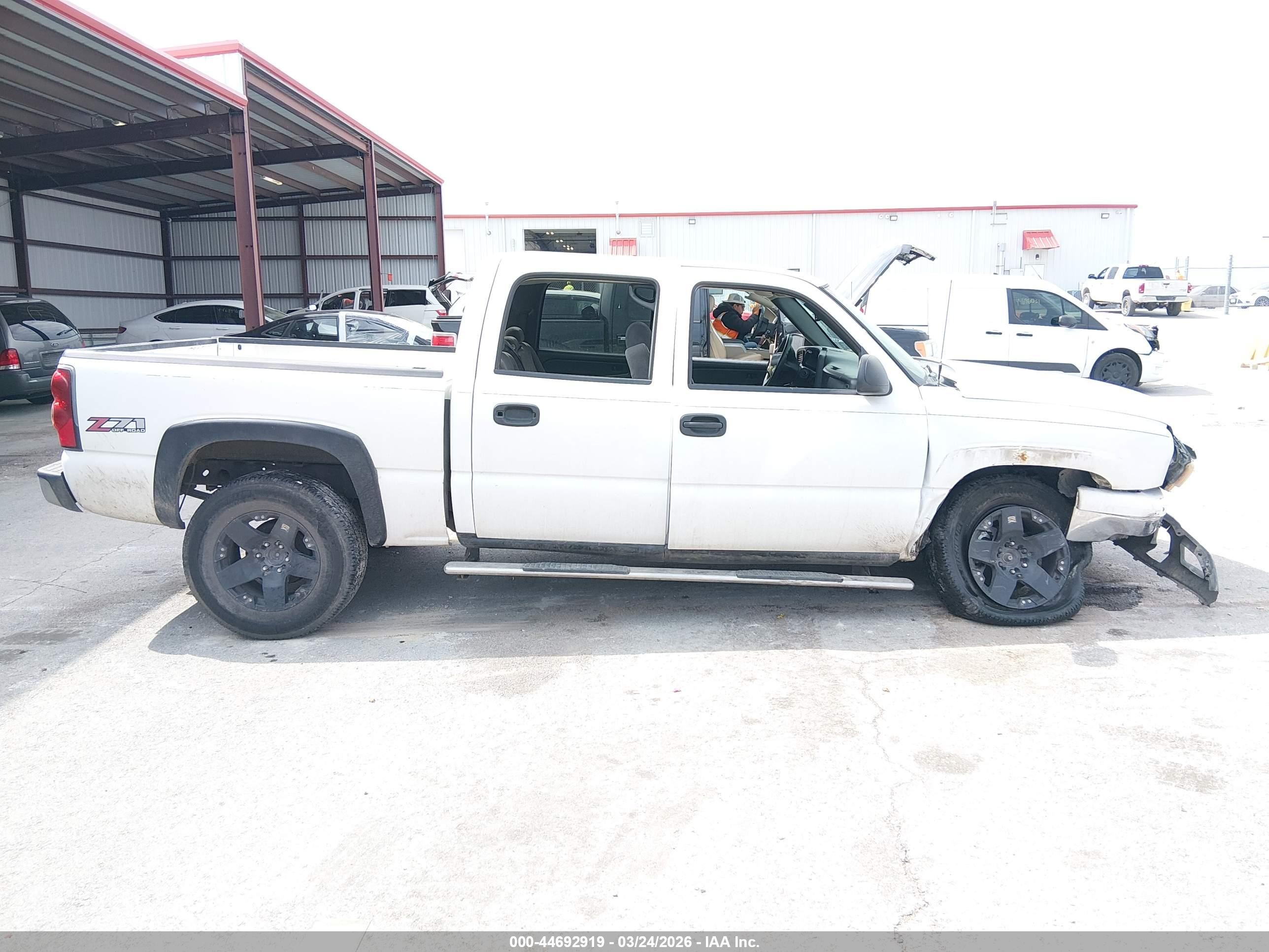 2006 Chevrolet Silverado 1500 Ls White vin: 2GCEK13V461296263