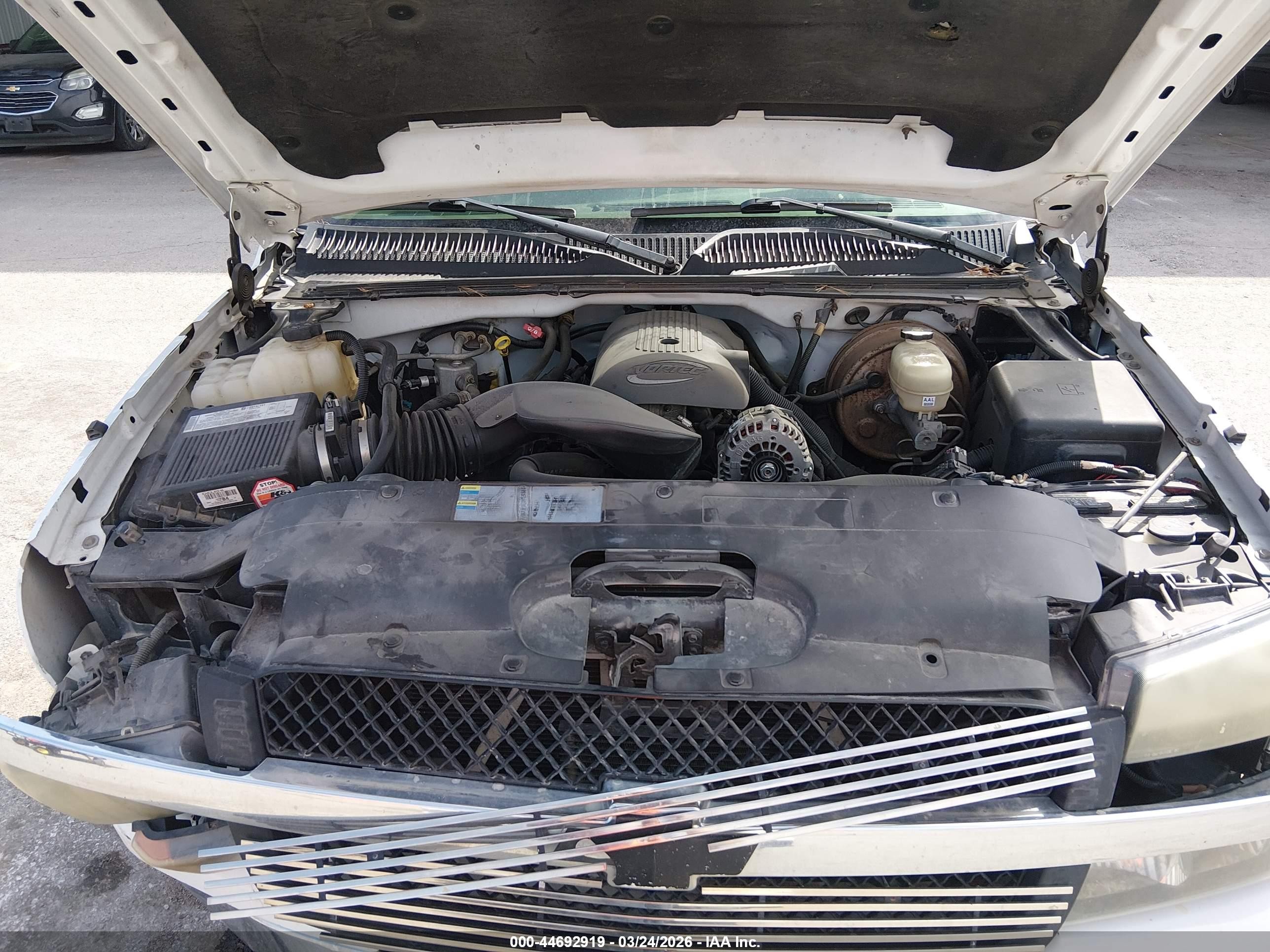 2006 Chevrolet Silverado 1500 Ls White vin: 2GCEK13V461296263