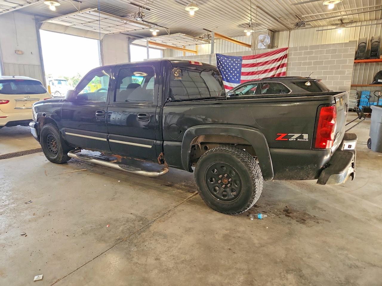 2006 Chevrolet Silverado K1500 Black vin: 2GCEK13V461307455
