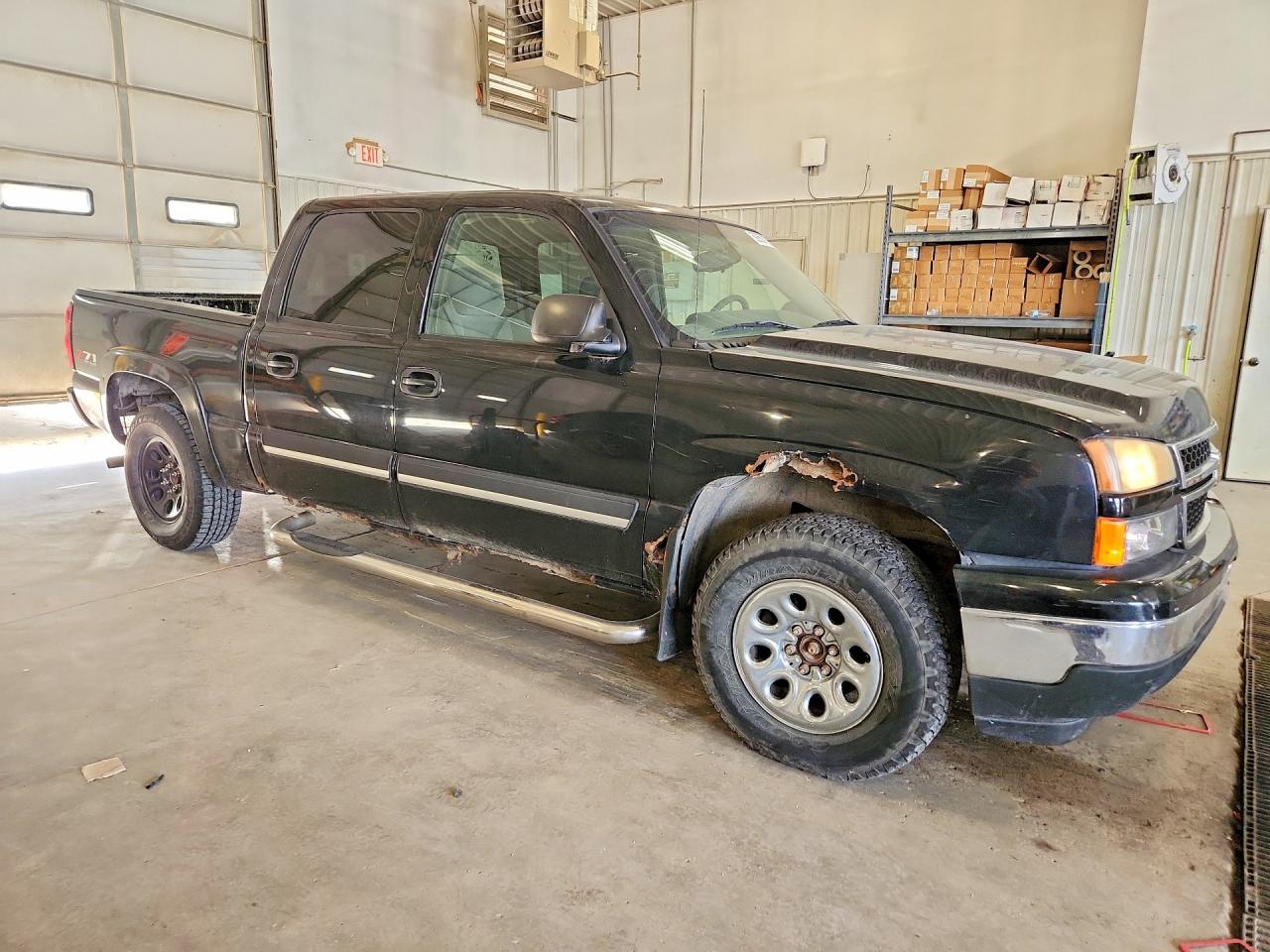 2006 Chevrolet Silverado K1500 Black vin: 2GCEK13V461307455