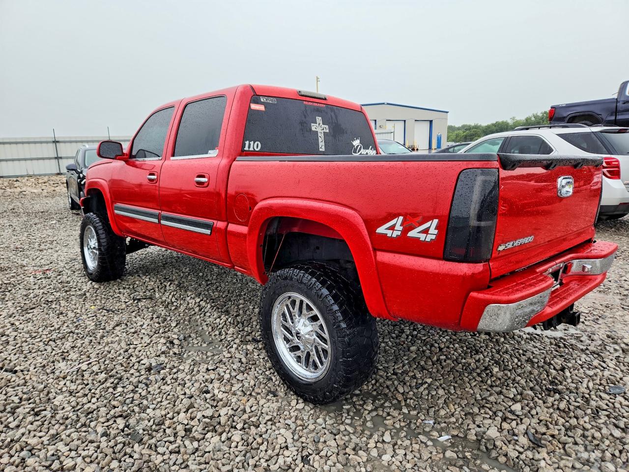 2006 Chevrolet Silverado K1500 Red vin: 2GCEK13V461347065