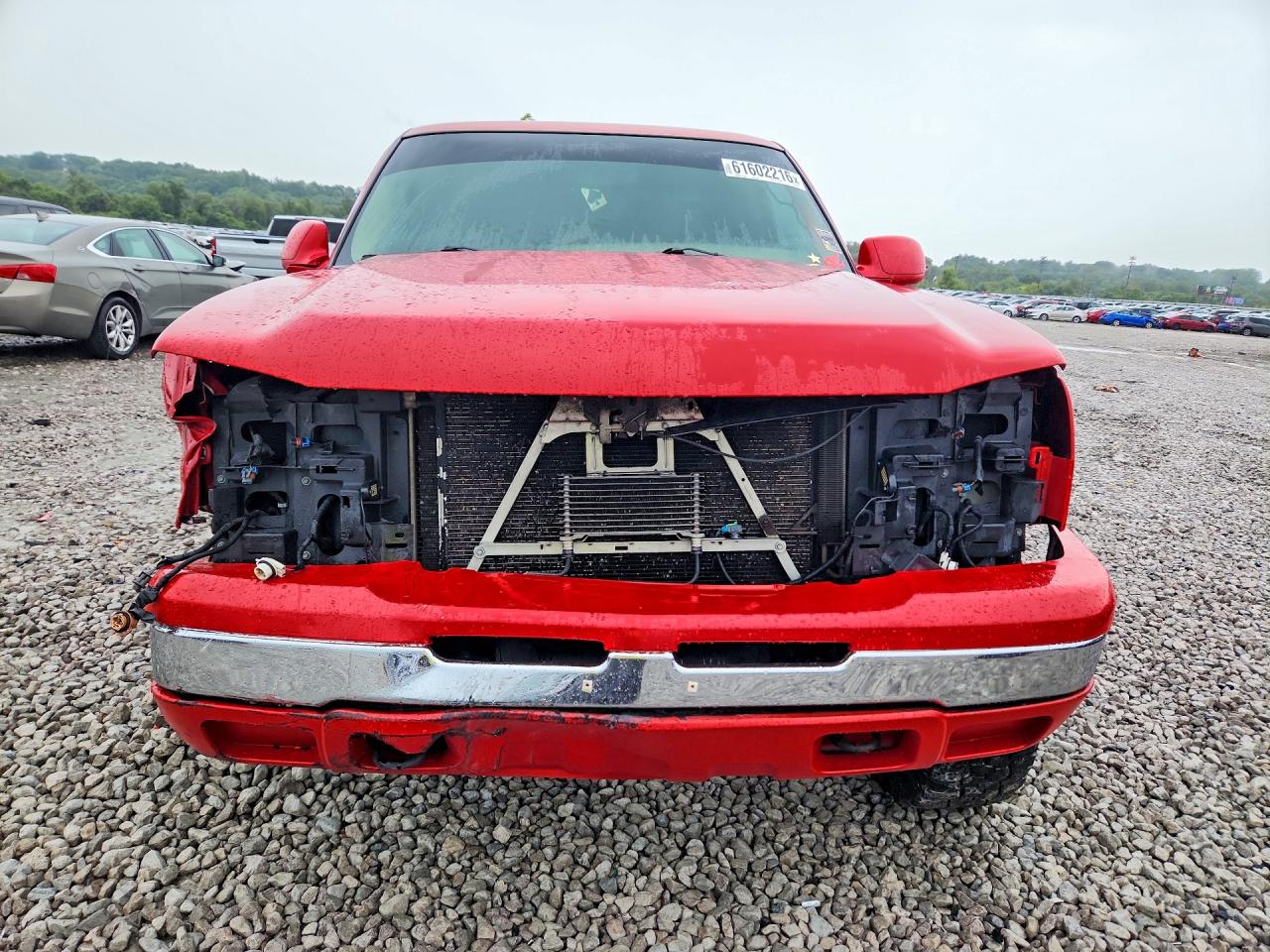 2006 Chevrolet Silverado K1500 Red vin: 2GCEK13V461347065