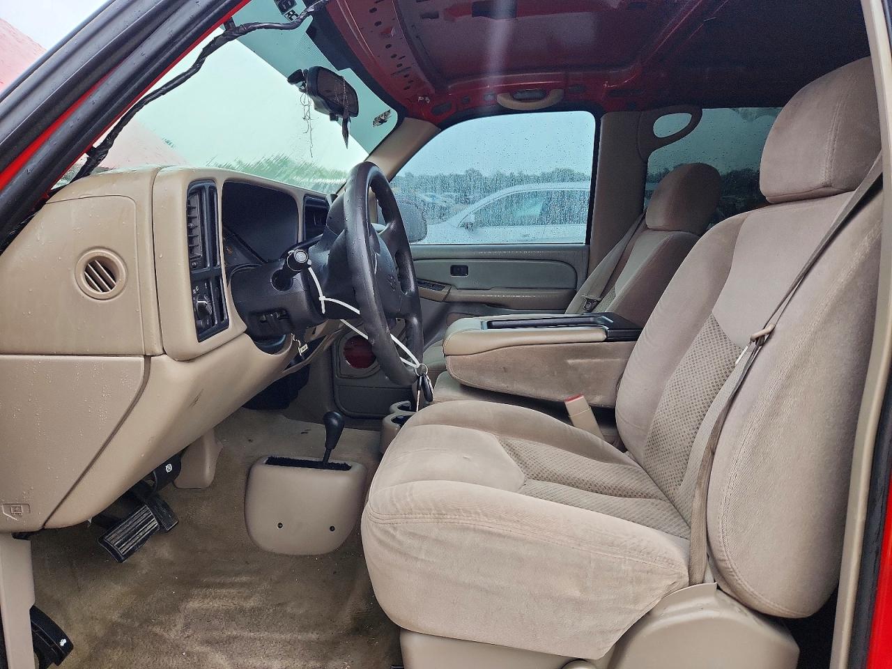 2006 Chevrolet Silverado K1500 Red vin: 2GCEK13V461347065