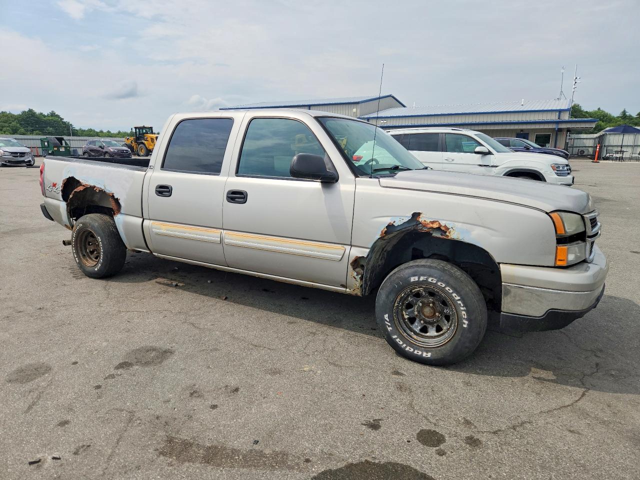 2007 Chevrolet Silverado K1500 Classic Crew Cab Silver vin: 2GCEK13V471131914