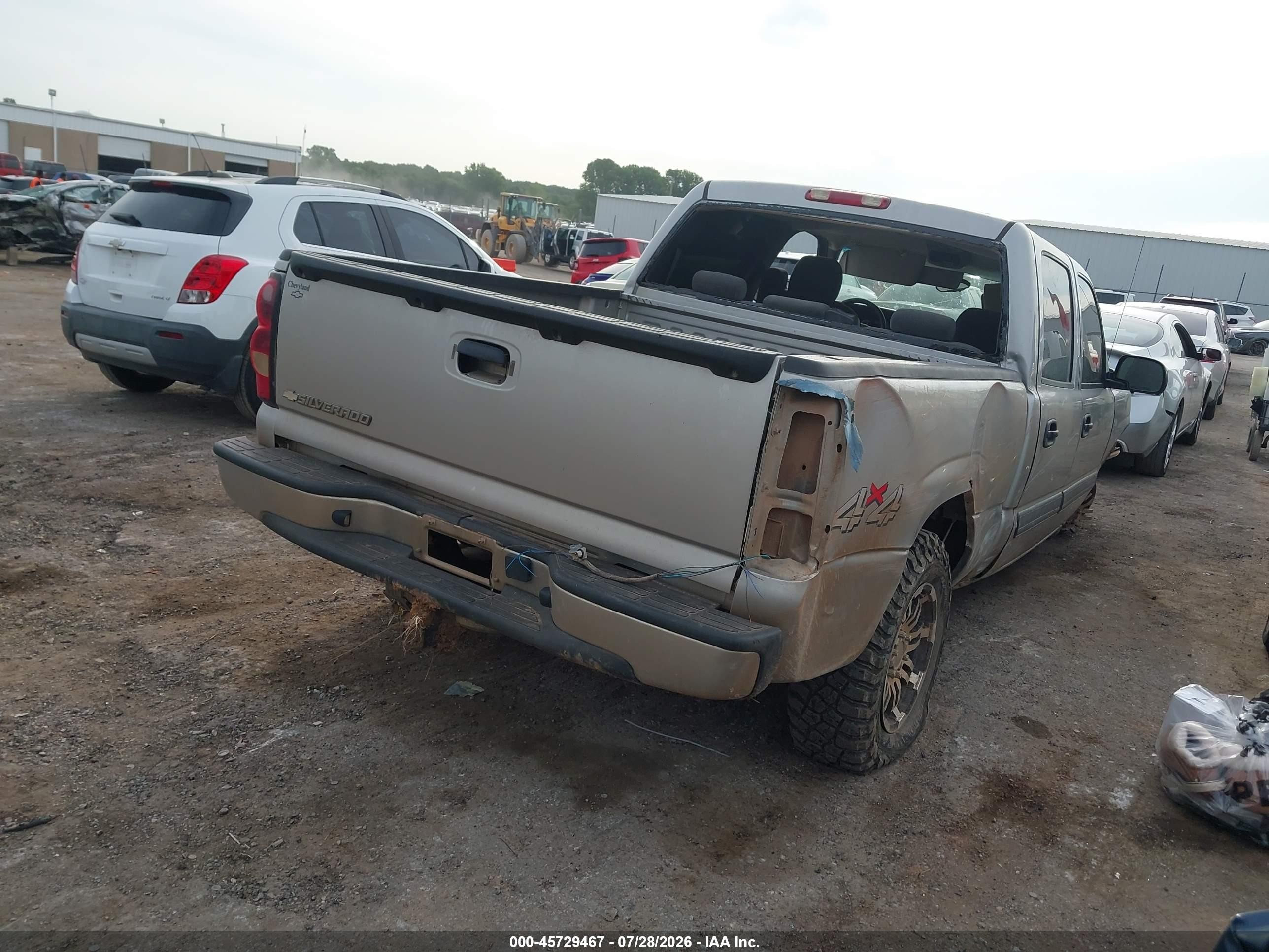 2007 Chevrolet Silverado 1500 Classic Ls Silver vin: 2GCEK13V471152648
