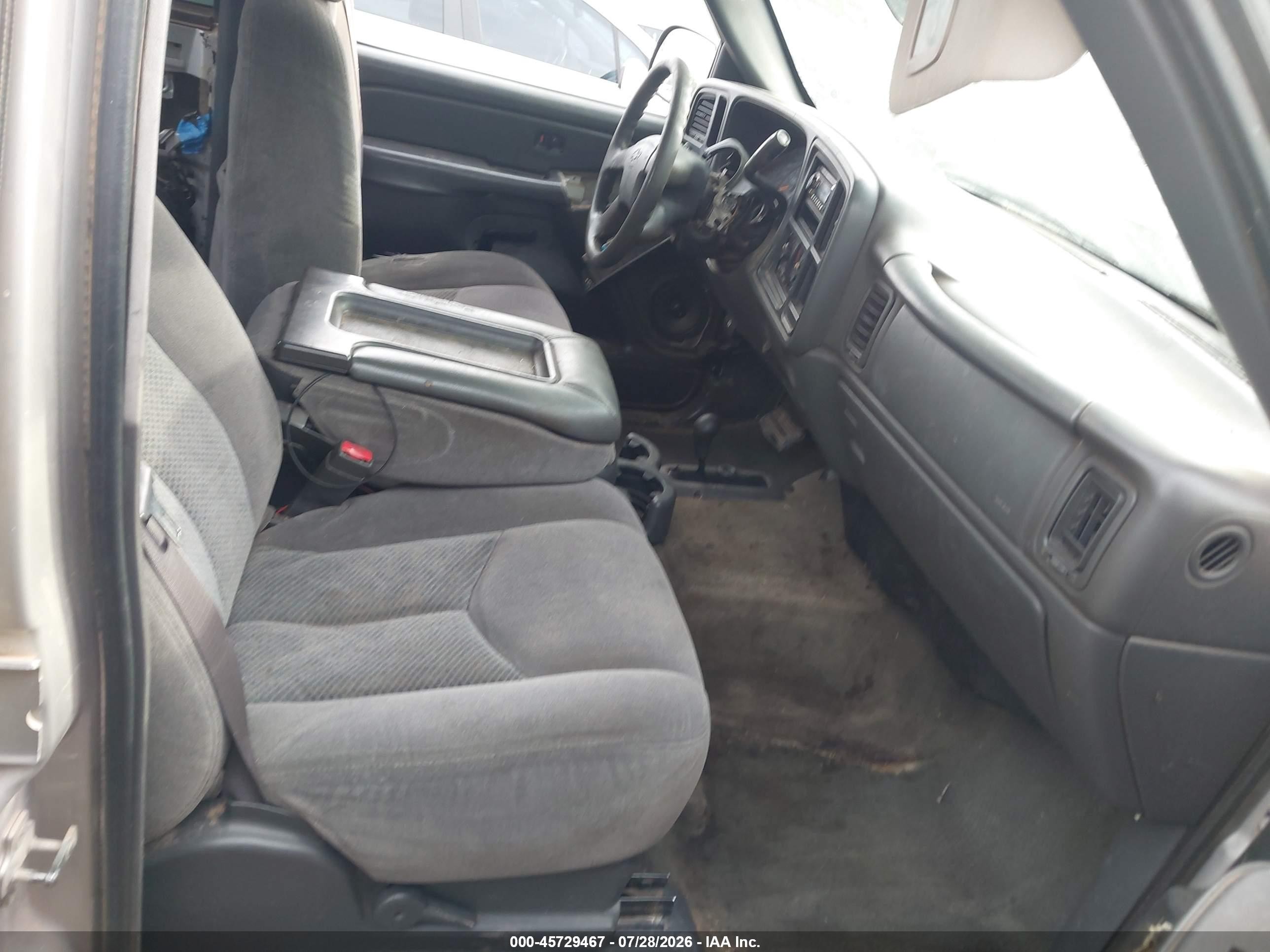 2007 Chevrolet Silverado 1500 Classic Ls Silver vin: 2GCEK13V471152648