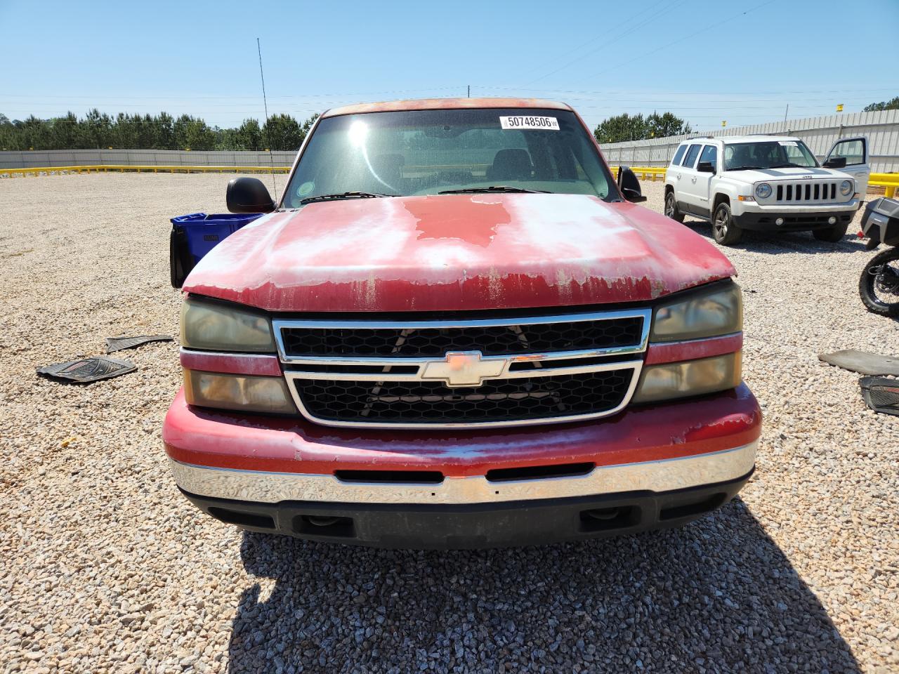 2007 Chevrolet Silverado K1500 Classic Crew Cab Red vin: 2GCEK13V671123829