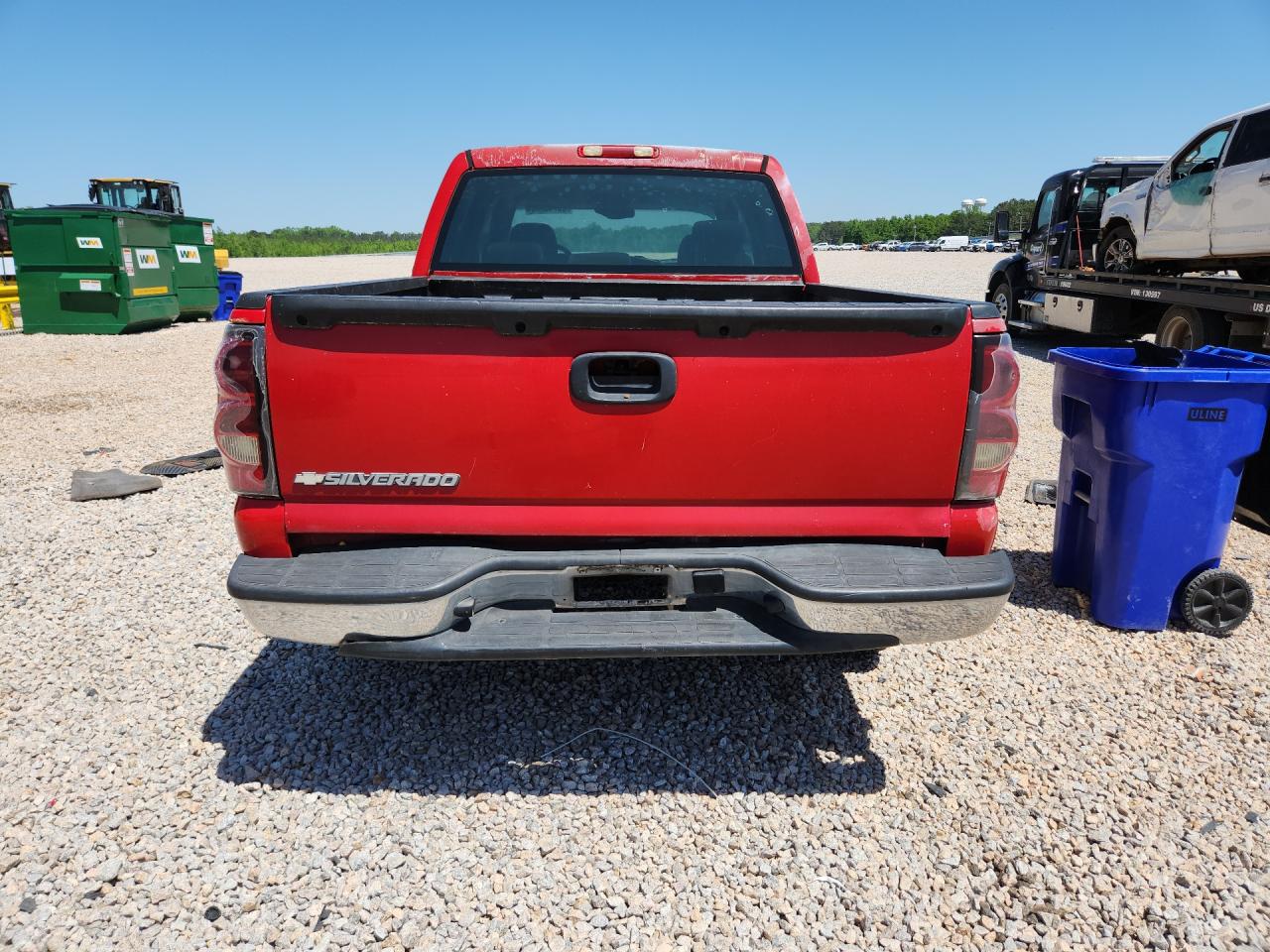 2007 Chevrolet Silverado K1500 Classic Crew Cab Red vin: 2GCEK13V671123829