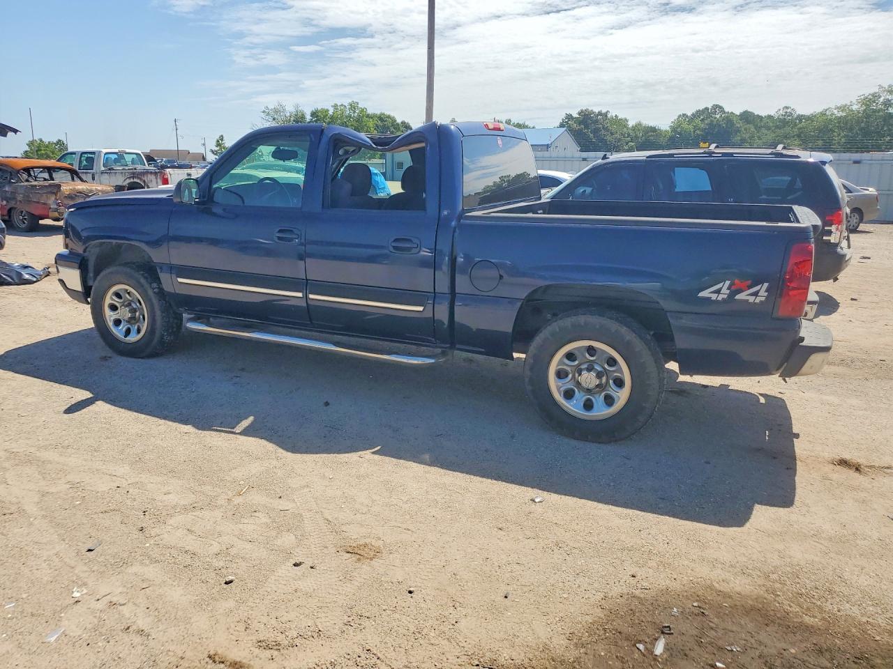 2007 Chevrolet Silverado K1500 Classic Crew Cab Black vin: 2GCEK13V671129887