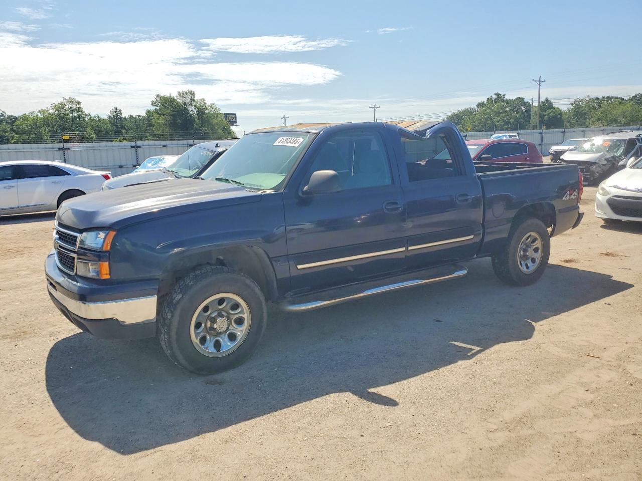 2007 Chevrolet Silverado K1500 Classic Crew Cab Black vin: 2GCEK13V671129887
