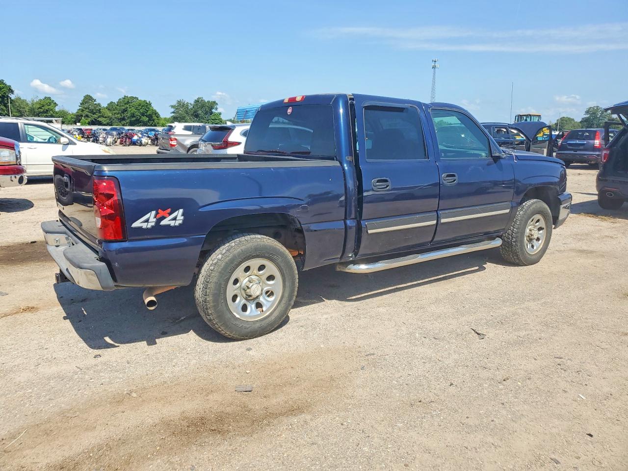 2007 Chevrolet Silverado K1500 Classic Crew Cab Black vin: 2GCEK13V671129887