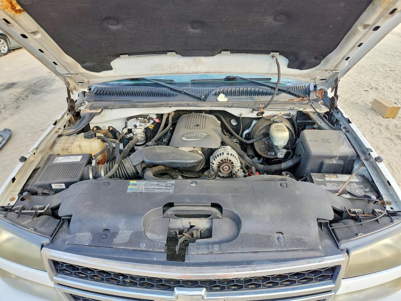 2007 Chevrolet Silverado K1500 Classic Crew Cab White vin: 2GCEK13V771175910