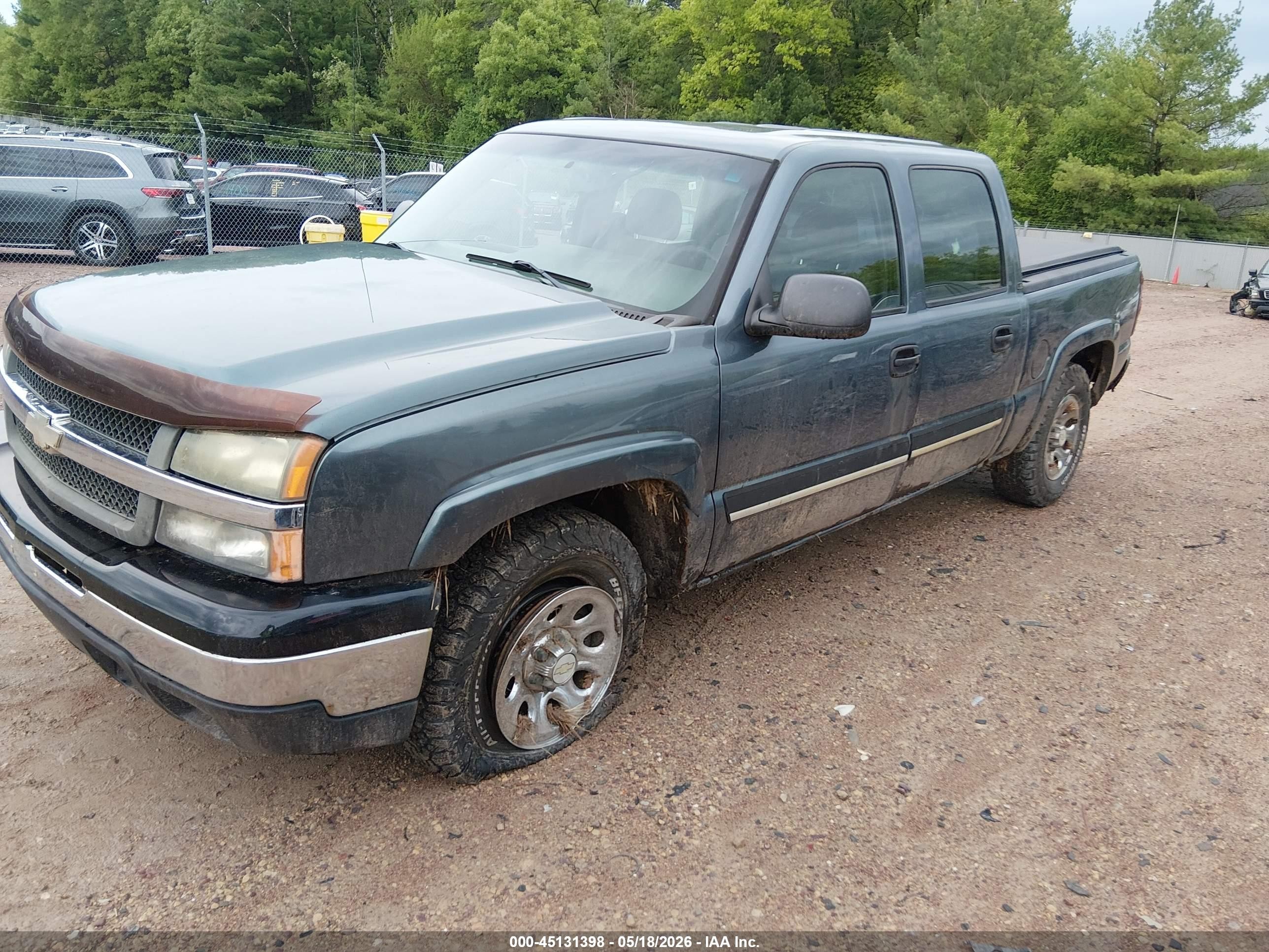 2007 Chevrolet Silverado 1500 Classic Ls Light Blue vin: 2GCEK13V971122416