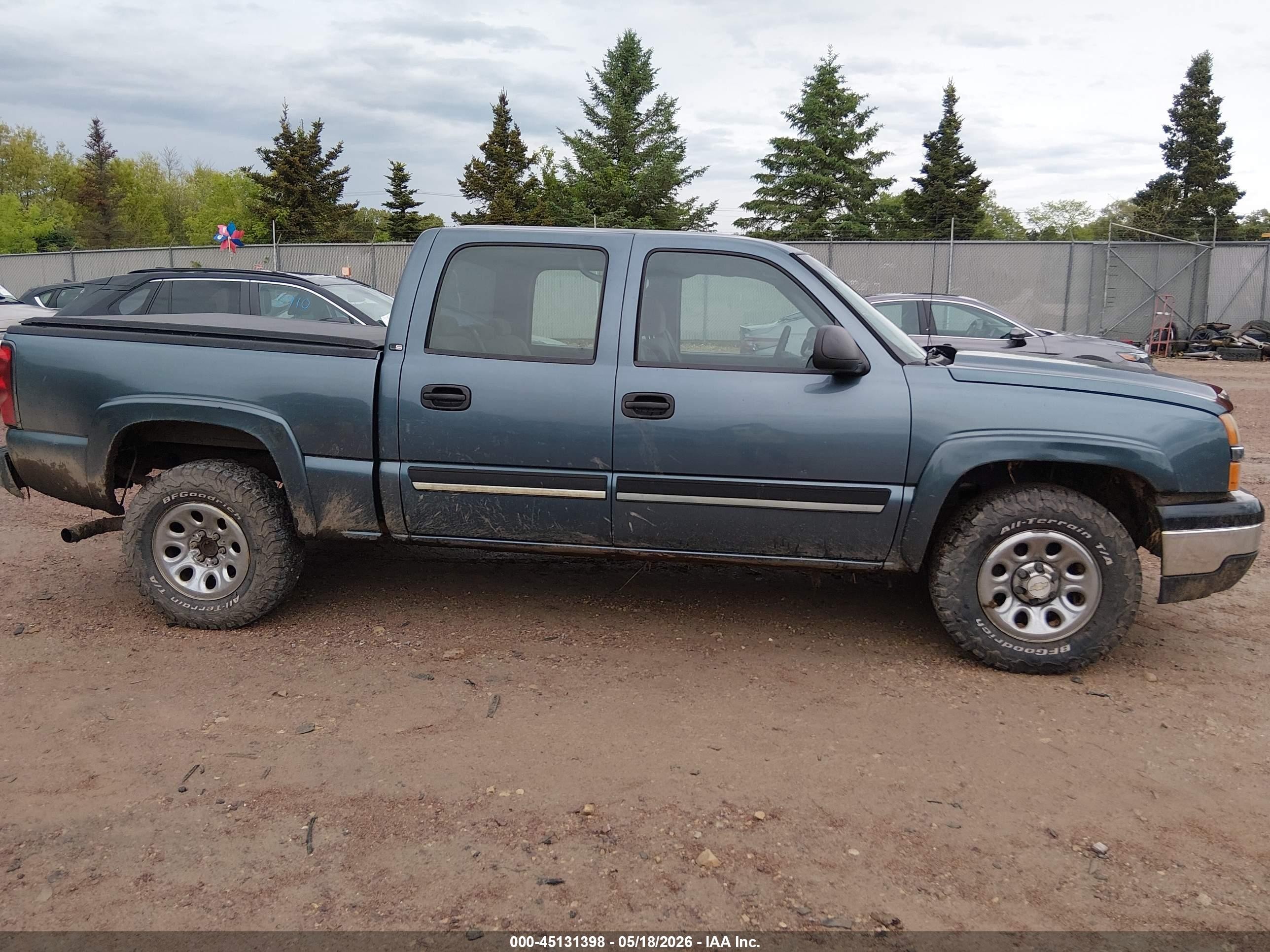 2007 Chevrolet Silverado 1500 Classic Ls Light Blue vin: 2GCEK13V971122416
