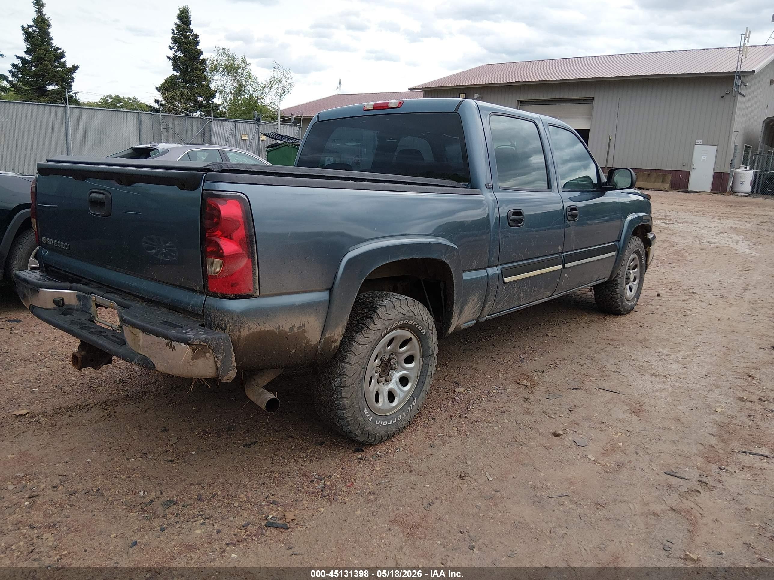 2007 Chevrolet Silverado 1500 Classic Ls Light Blue vin: 2GCEK13V971122416