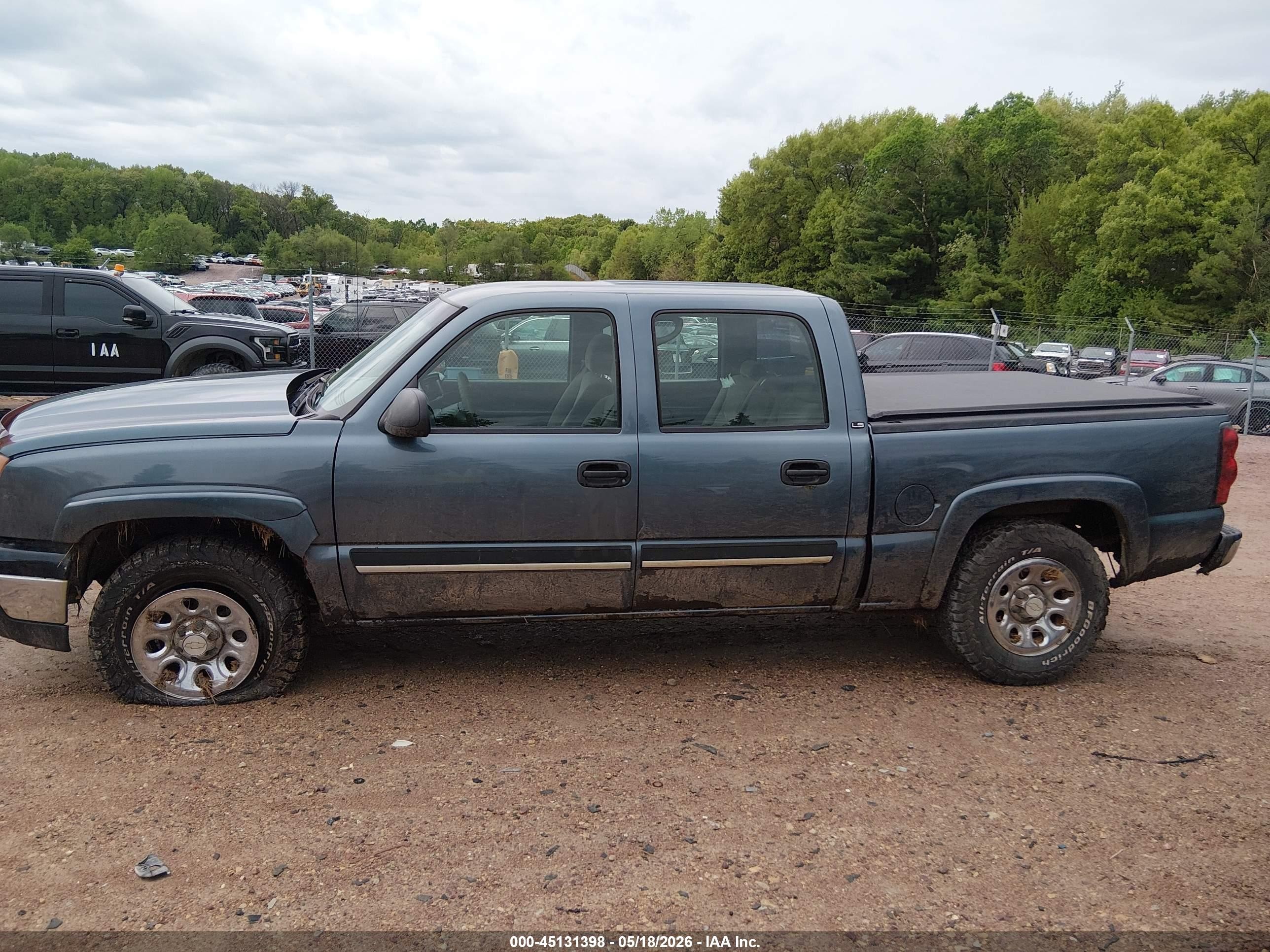 2007 Chevrolet Silverado 1500 Classic Ls Light Blue vin: 2GCEK13V971122416