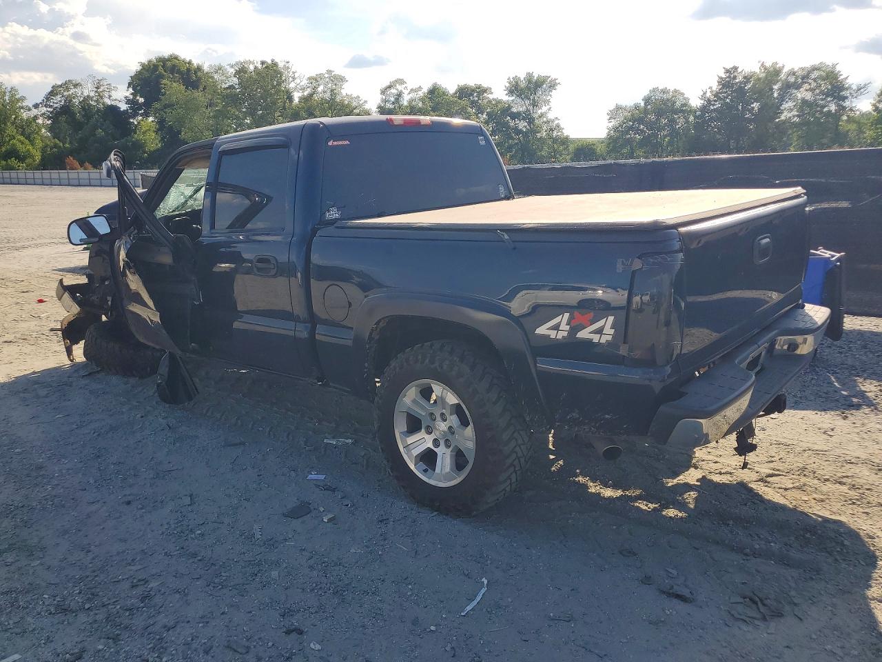 2006 Chevrolet Silverado K1500 Синий vin: 2GCEK13VX61248380