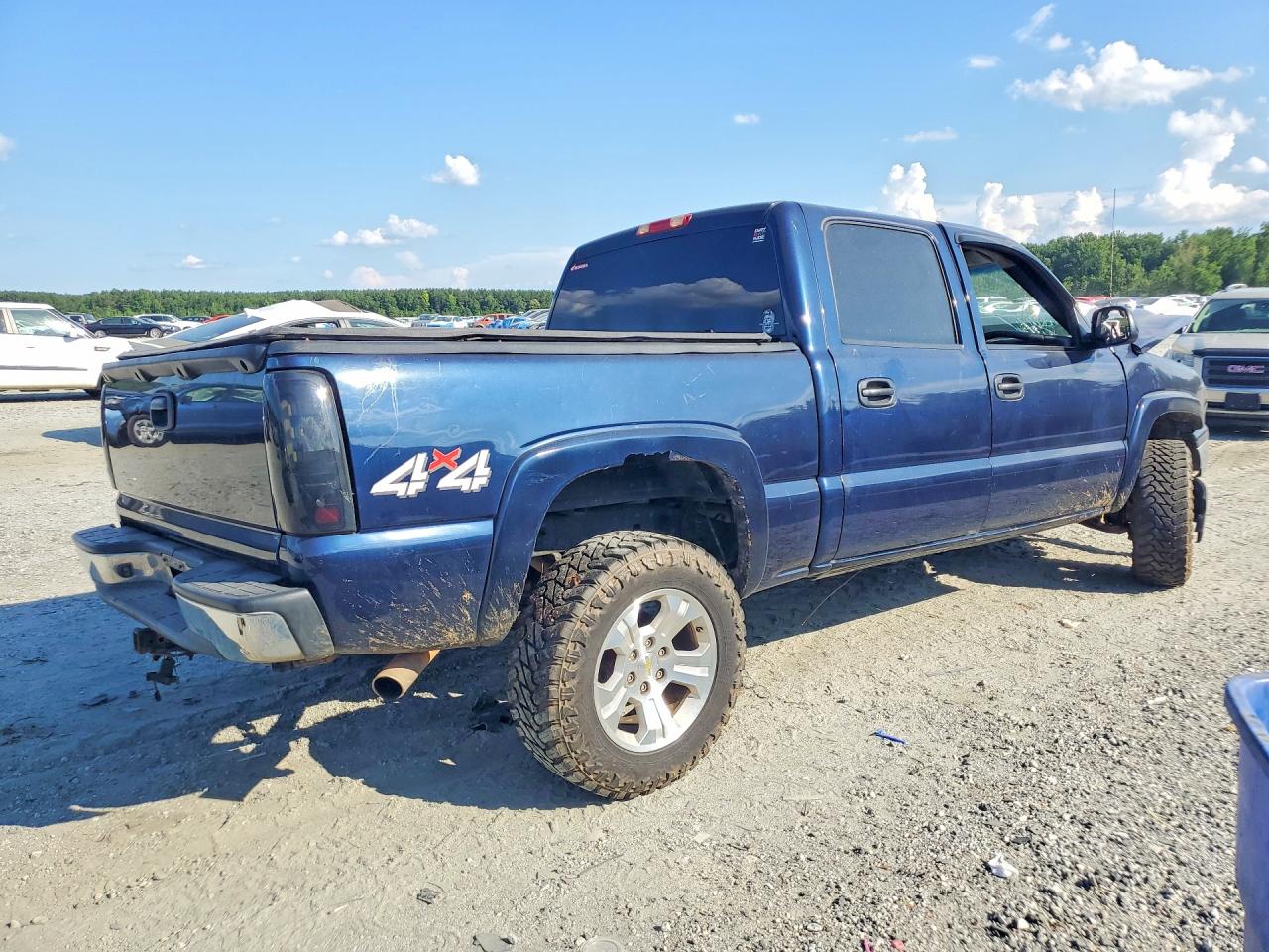 2006 Chevrolet Silverado K1500 Синий vin: 2GCEK13VX61248380