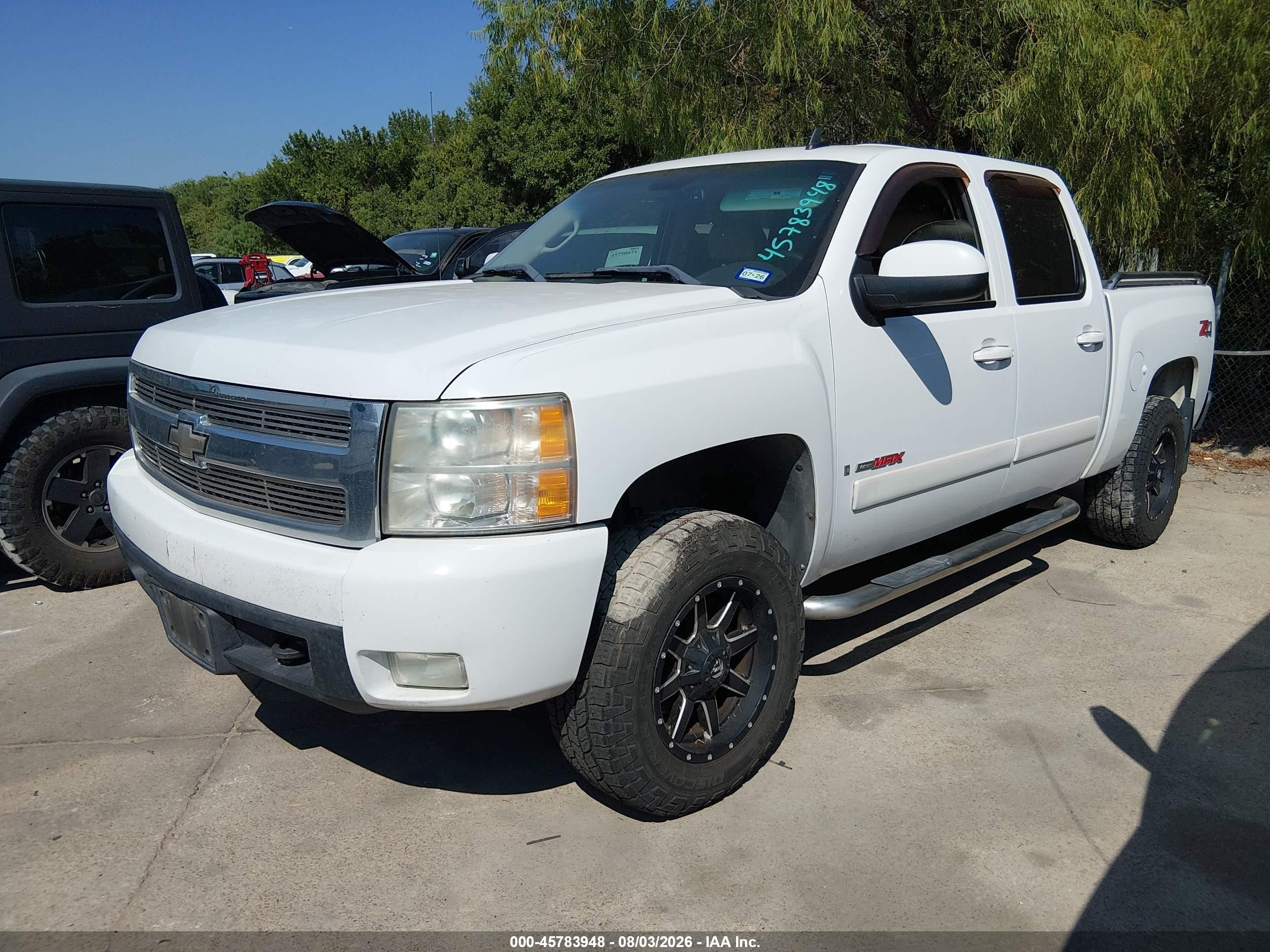 2007 Chevrolet Silverado 1500 Ltz White vin: 2GCEK13Y371643321