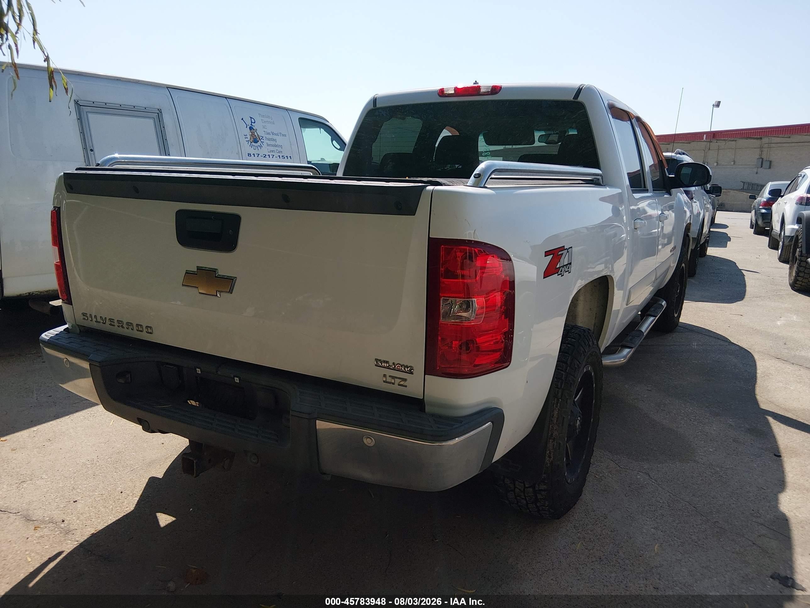 2007 Chevrolet Silverado 1500 Ltz White vin: 2GCEK13Y371643321