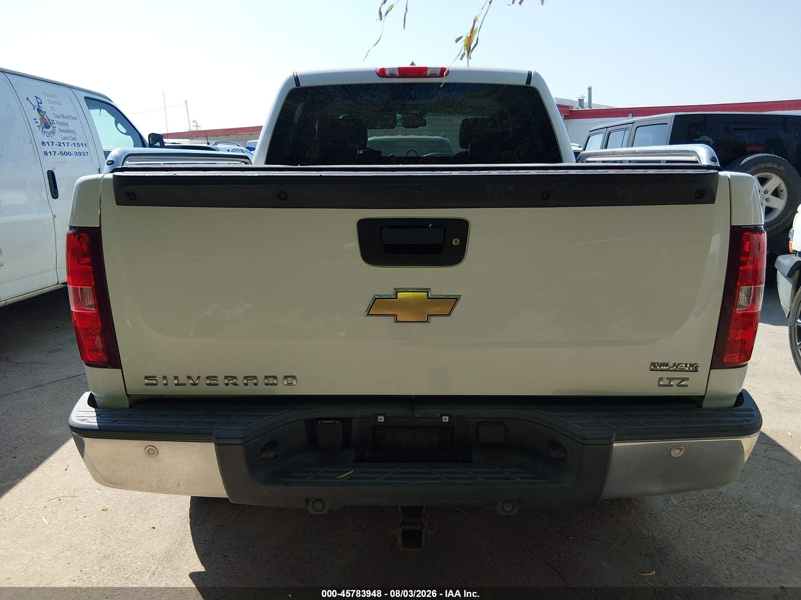 2007 Chevrolet Silverado 1500 Ltz White vin: 2GCEK13Y371643321