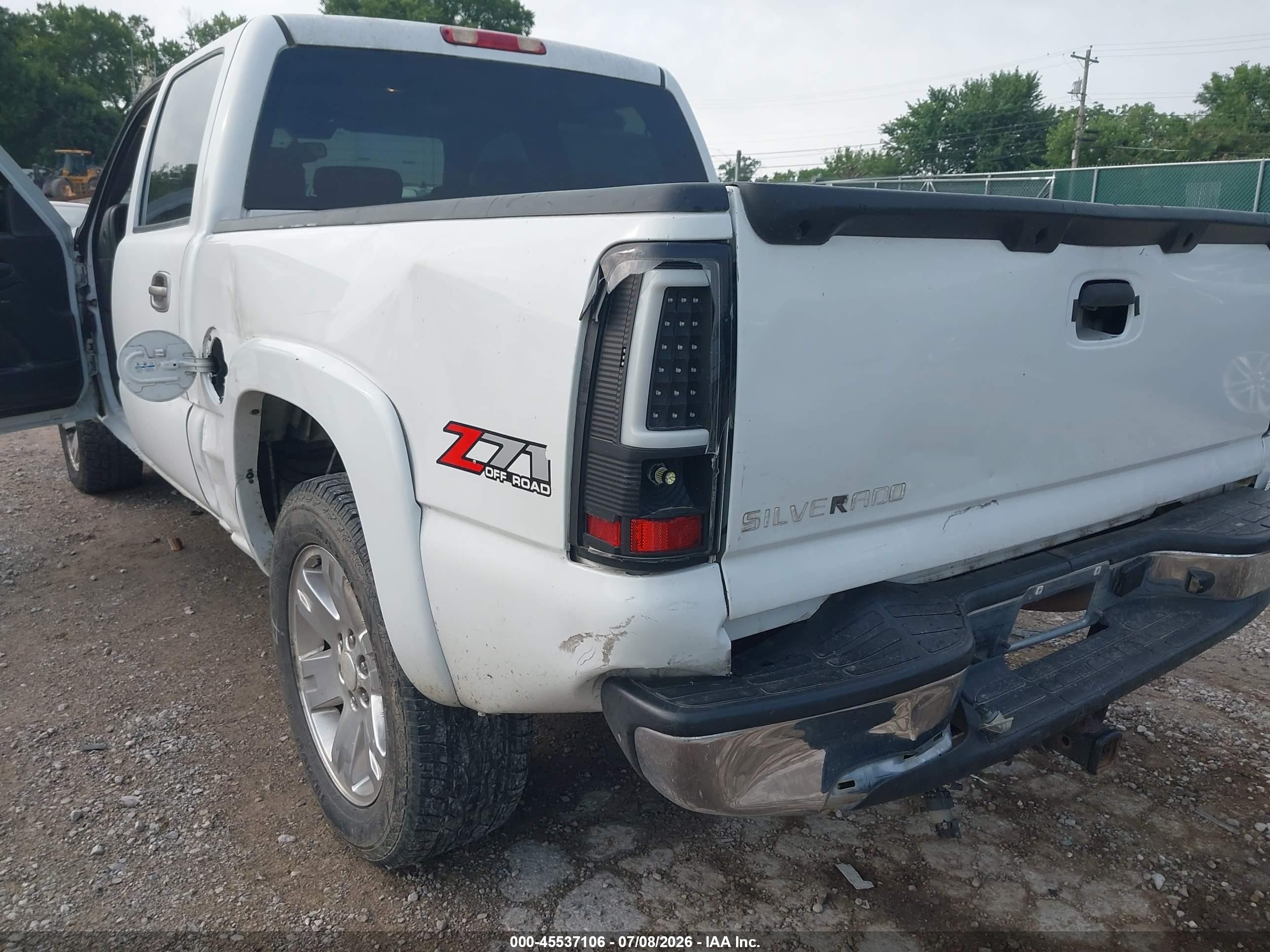 2007 Chevrolet Silverado 1500 Classic Lt3 White vin: 2GCEK13Z071175380