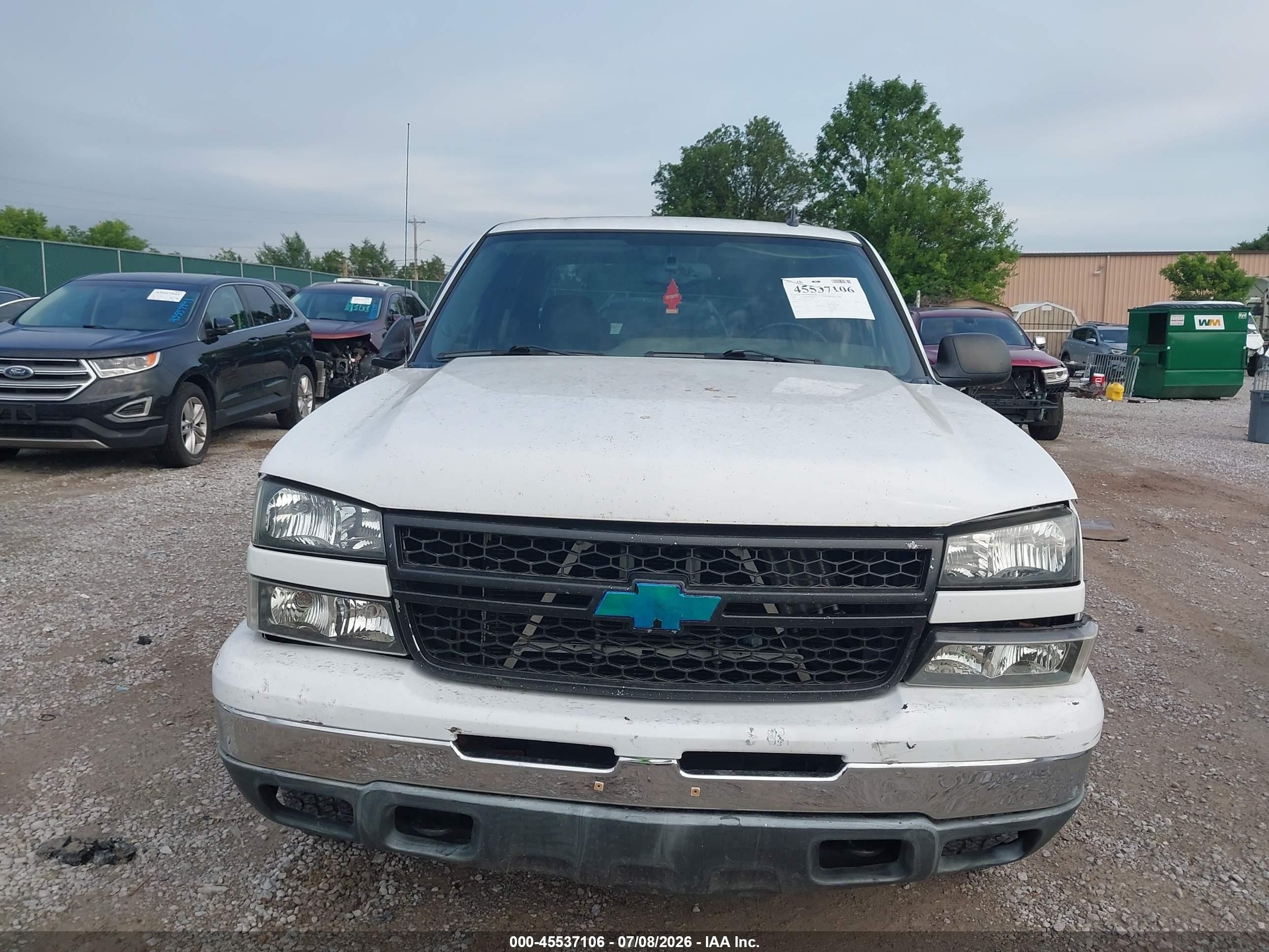 2007 Chevrolet Silverado 1500 Classic Lt3 White vin: 2GCEK13Z071175380