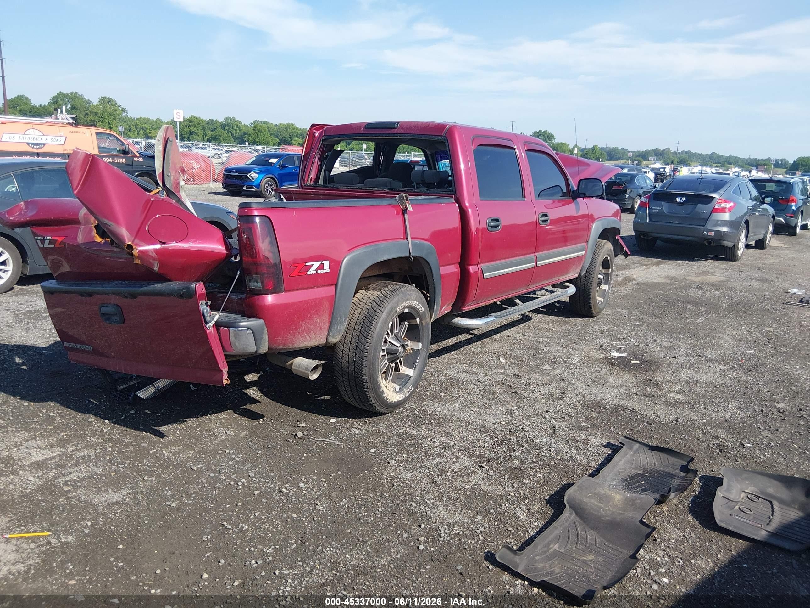 2006 Chevrolet Silverado 1500 Lt1 Maroon vin: 2GCEK13Z161317718