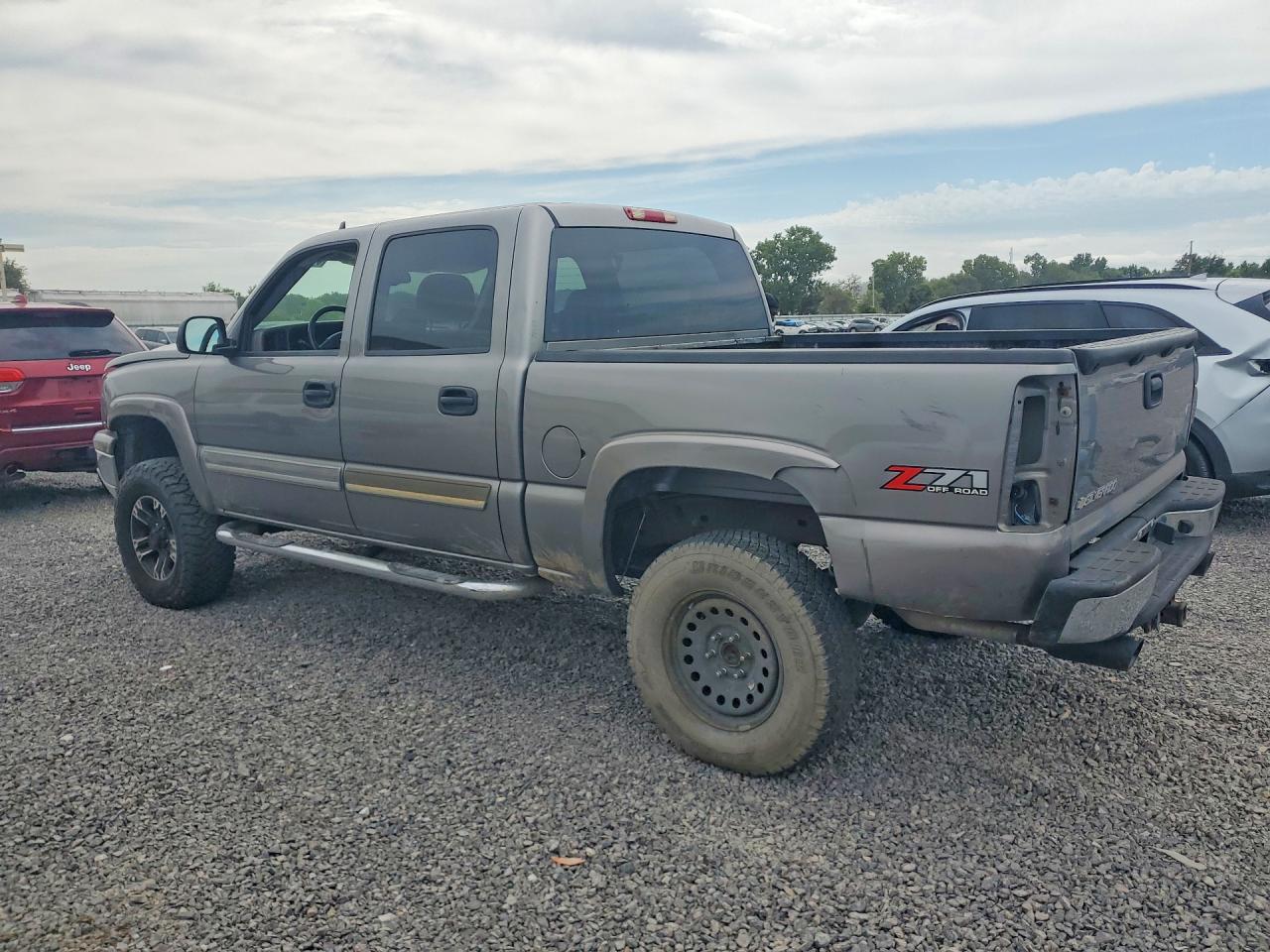 2007 Chevrolet Silverado K1500 Classic Crew Cab Gray vin: 2GCEK13Z171165795