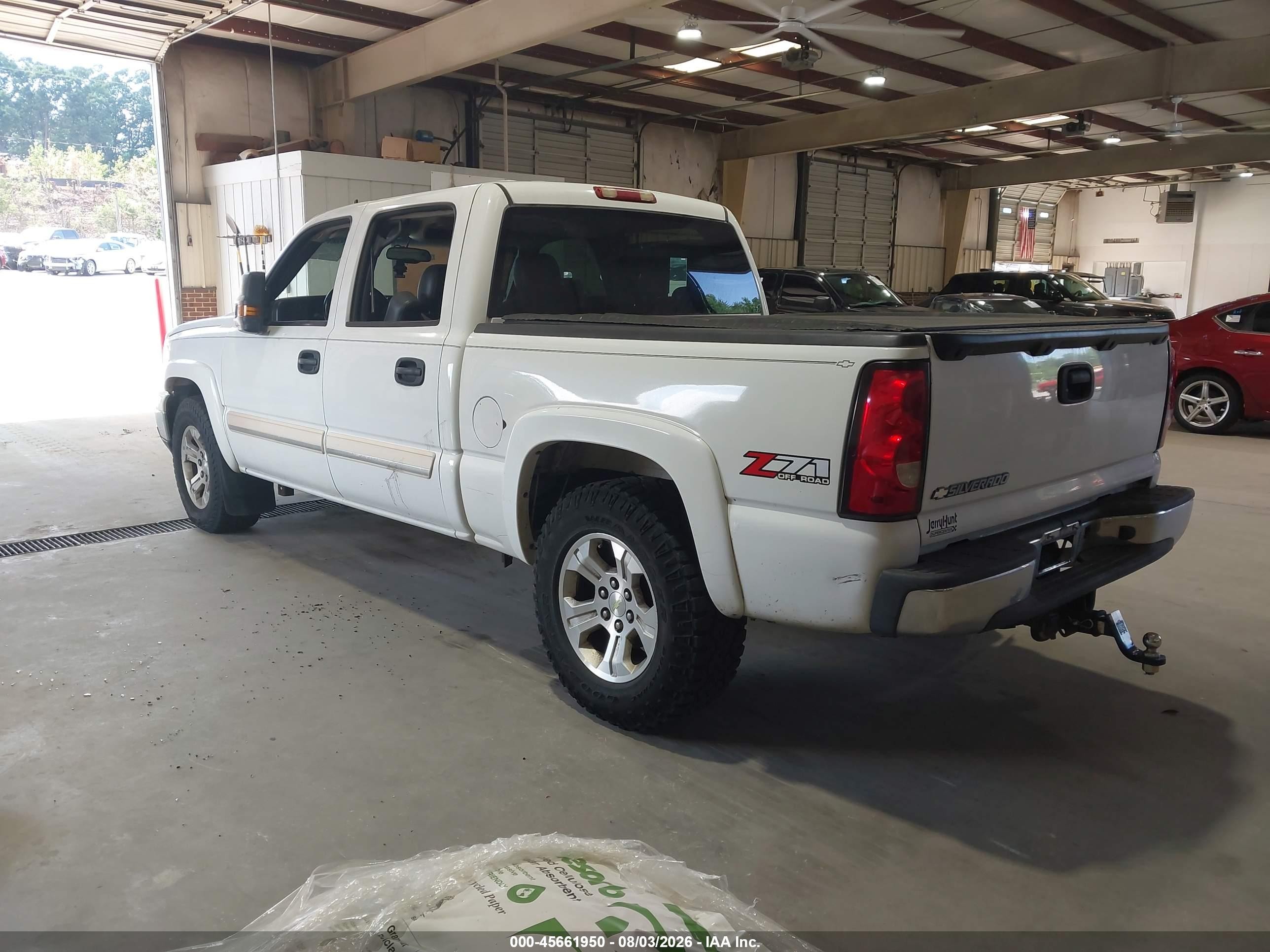 2006 Chevrolet Silverado 1500 Lt3 White vin: 2GCEK13Z261285989