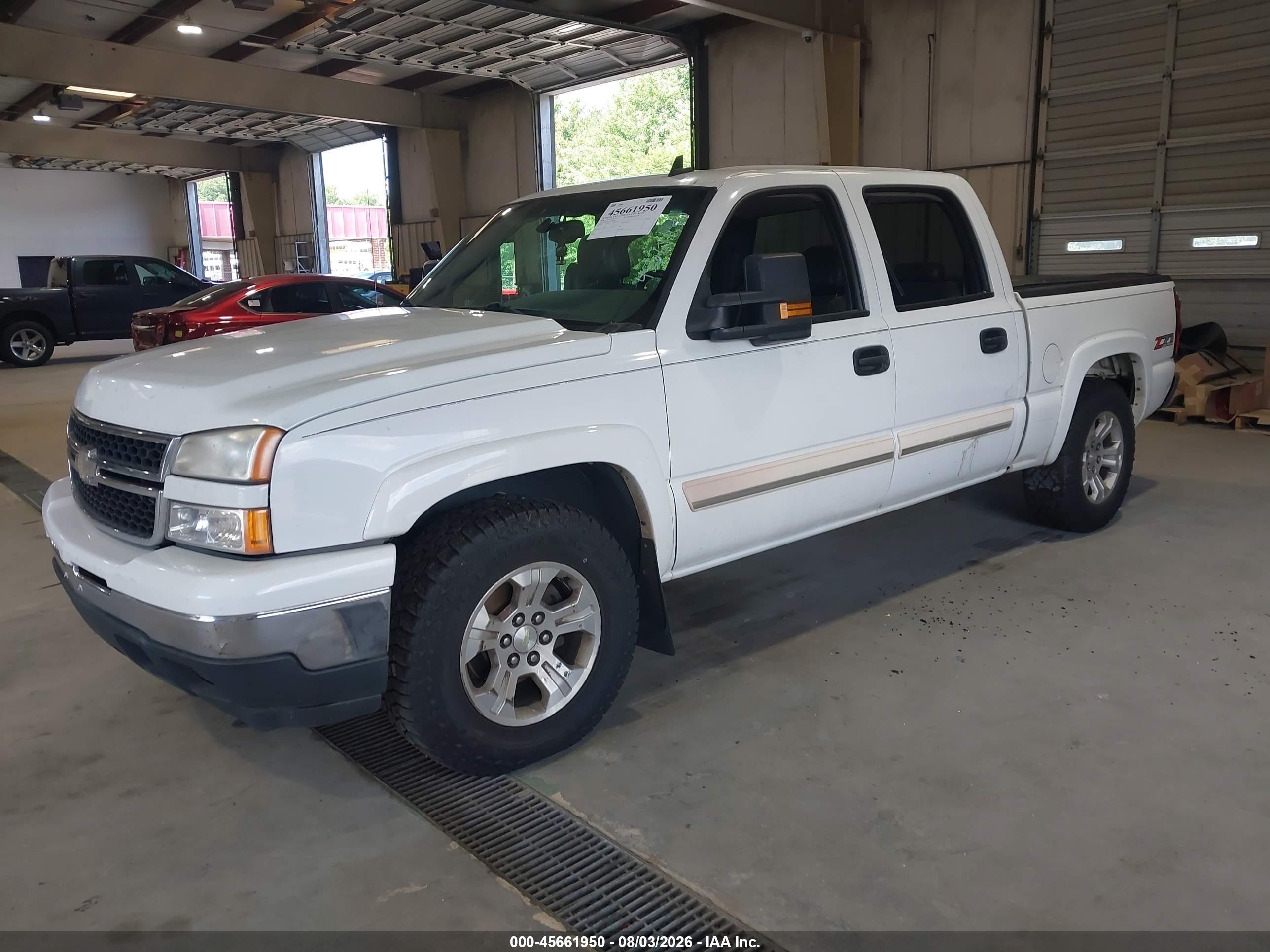 2006 Chevrolet Silverado 1500 Lt3 White vin: 2GCEK13Z261285989