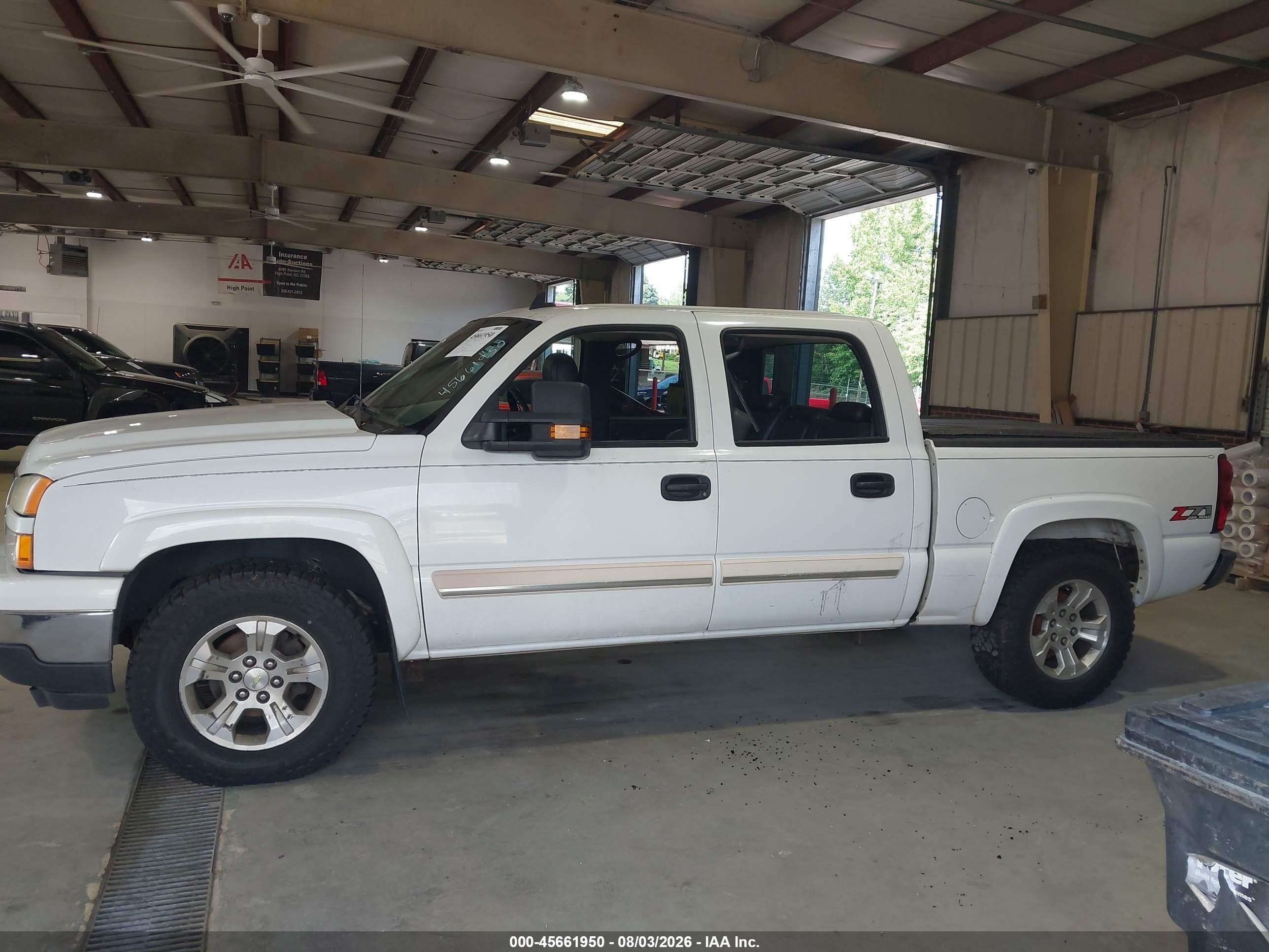 2006 Chevrolet Silverado 1500 Lt3 White vin: 2GCEK13Z261285989