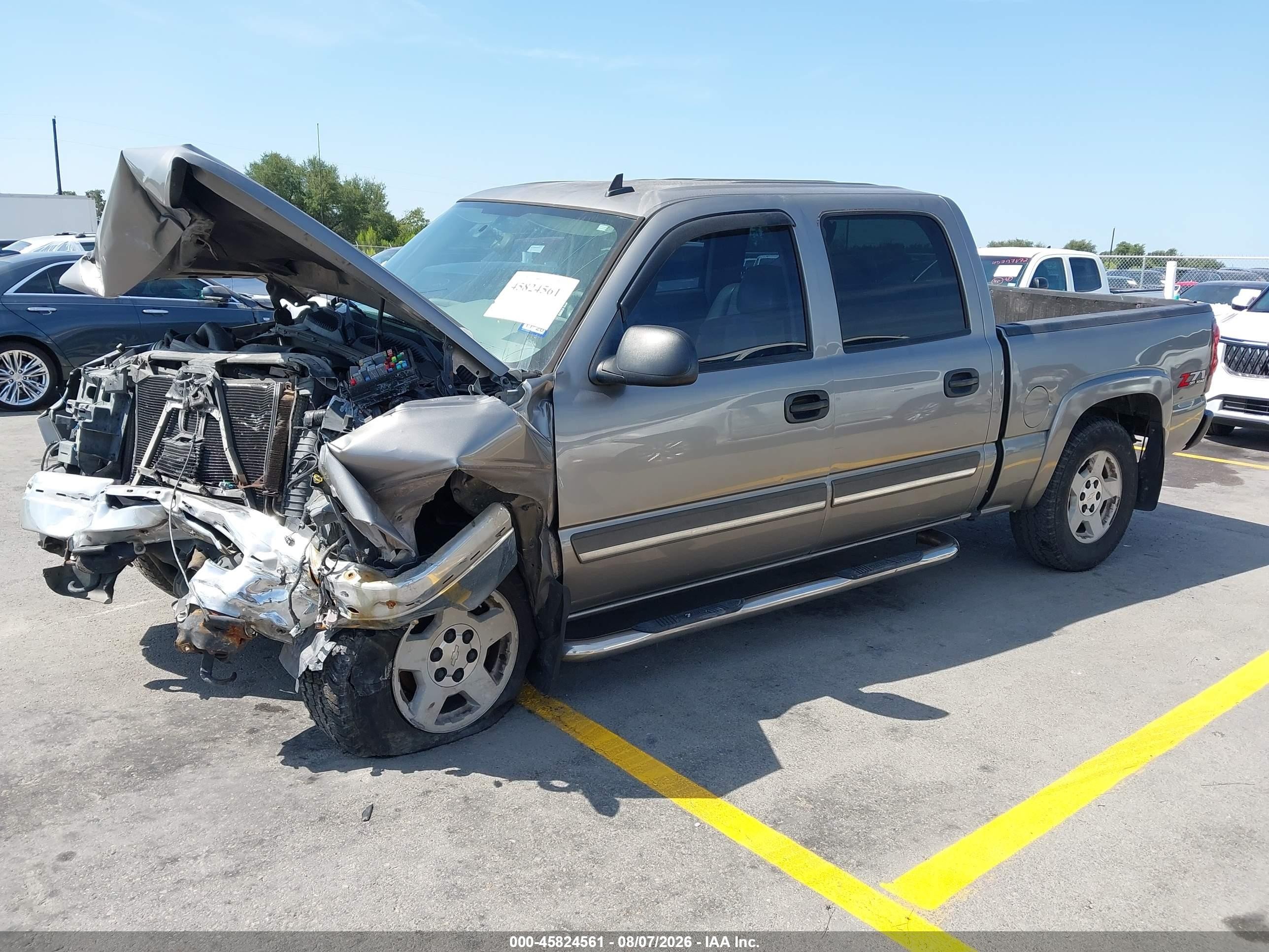 2006 Chevrolet Silverado 1500 Lt3 Champagne vin: 2GCEK13Z261328873