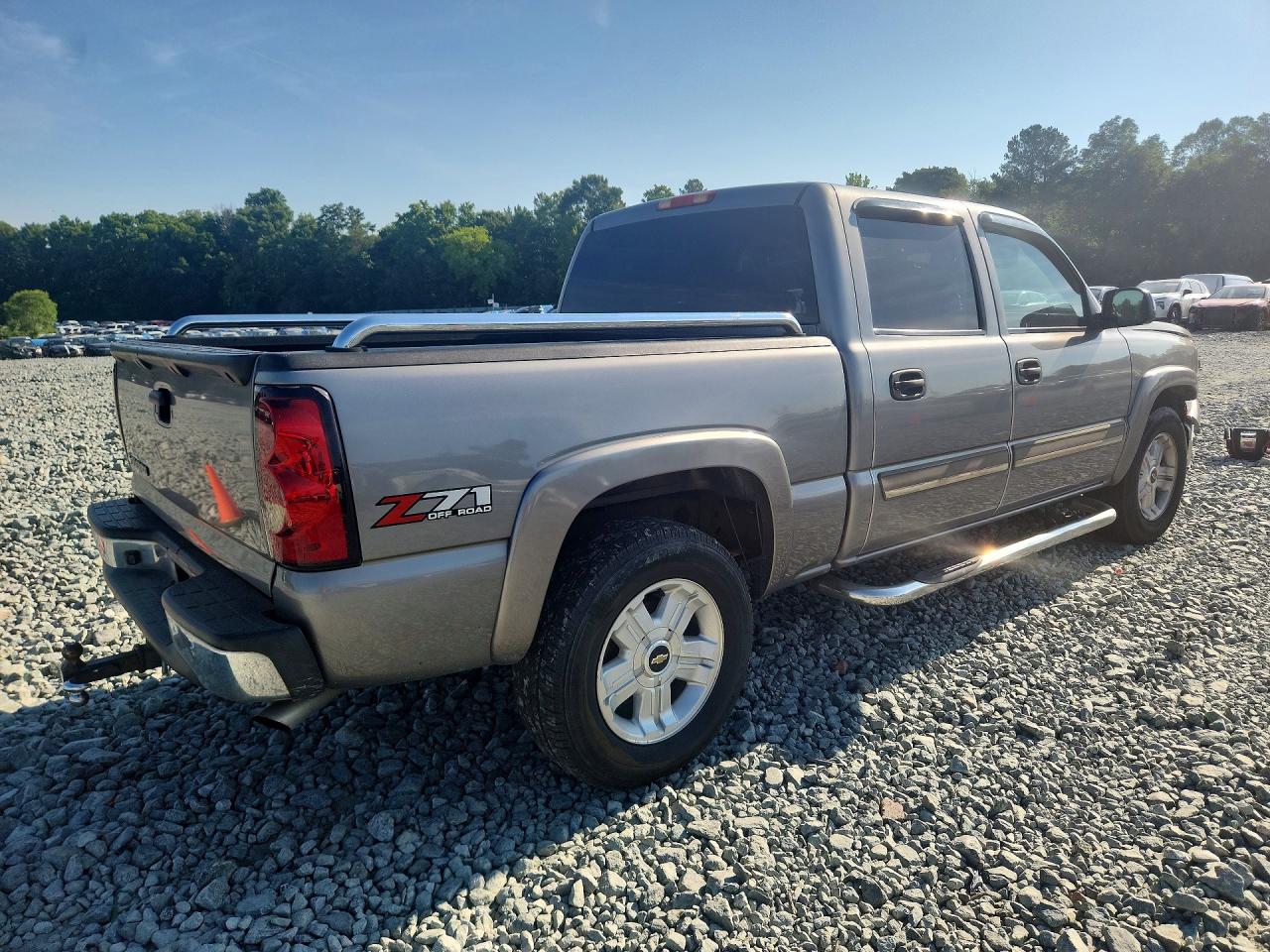 2007 Chevrolet Silverado K1500 Classic Crew Cab Серый vin: 2GCEK13Z271156314