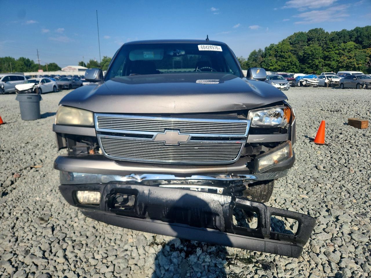 2007 Chevrolet Silverado K1500 Classic Crew Cab Серый vin: 2GCEK13Z271156314