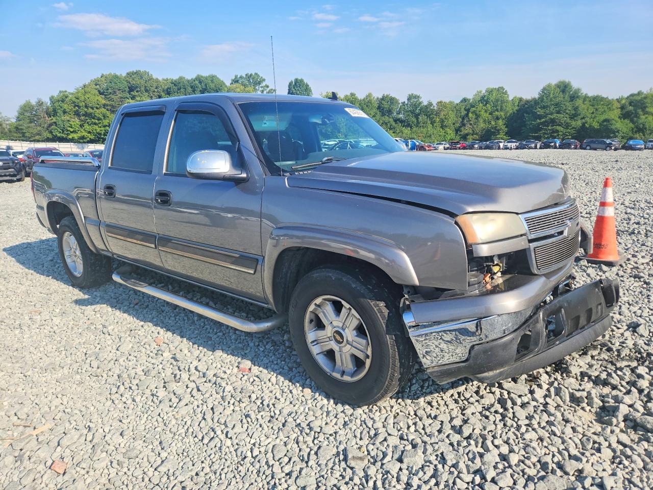 2007 Chevrolet Silverado K1500 Classic Crew Cab Серый vin: 2GCEK13Z271156314