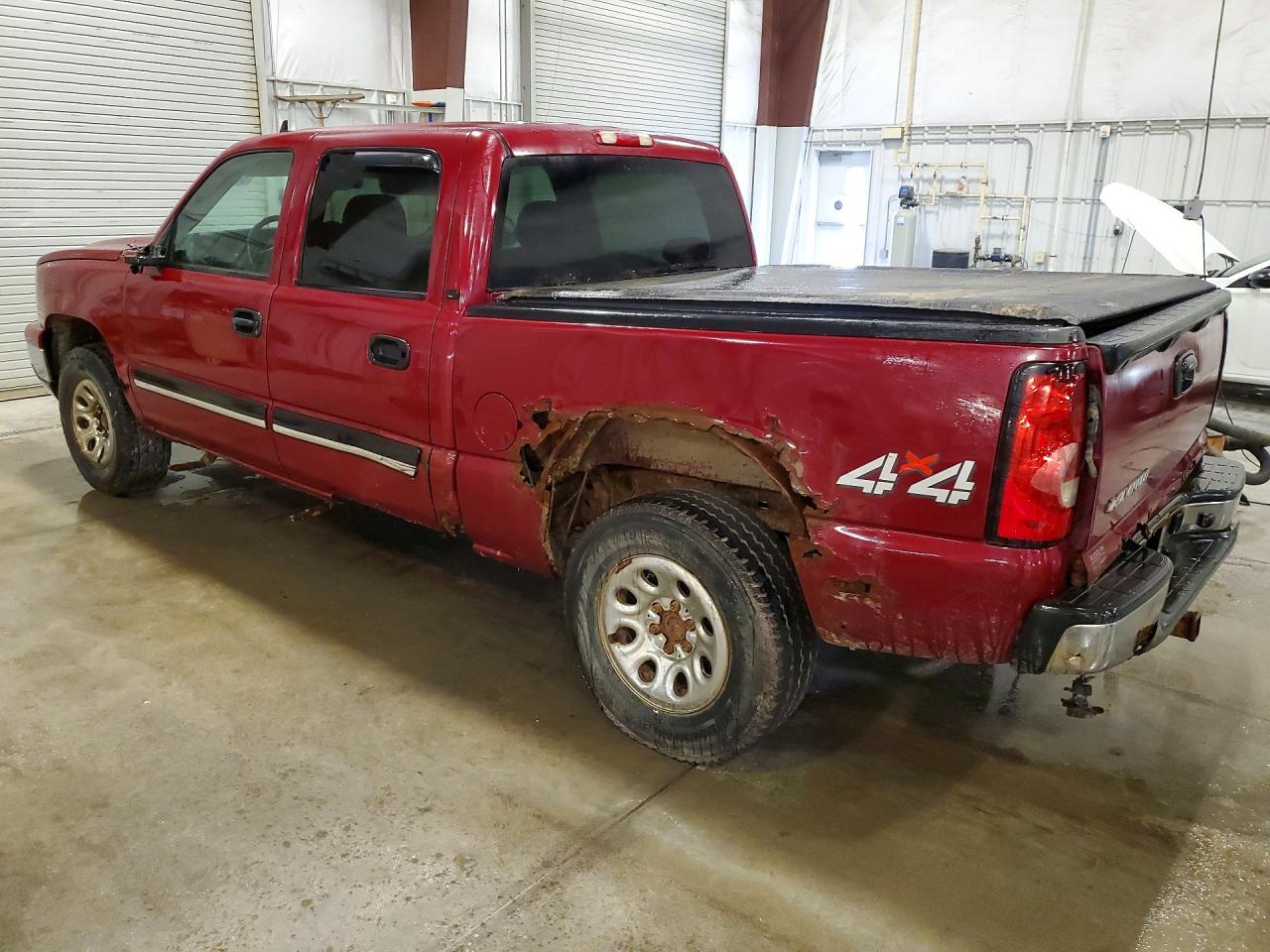 2007 Chevrolet Silverado K1500 Classic Crew Cab Темно-бордовый vin: 2GCEK13Z371161778