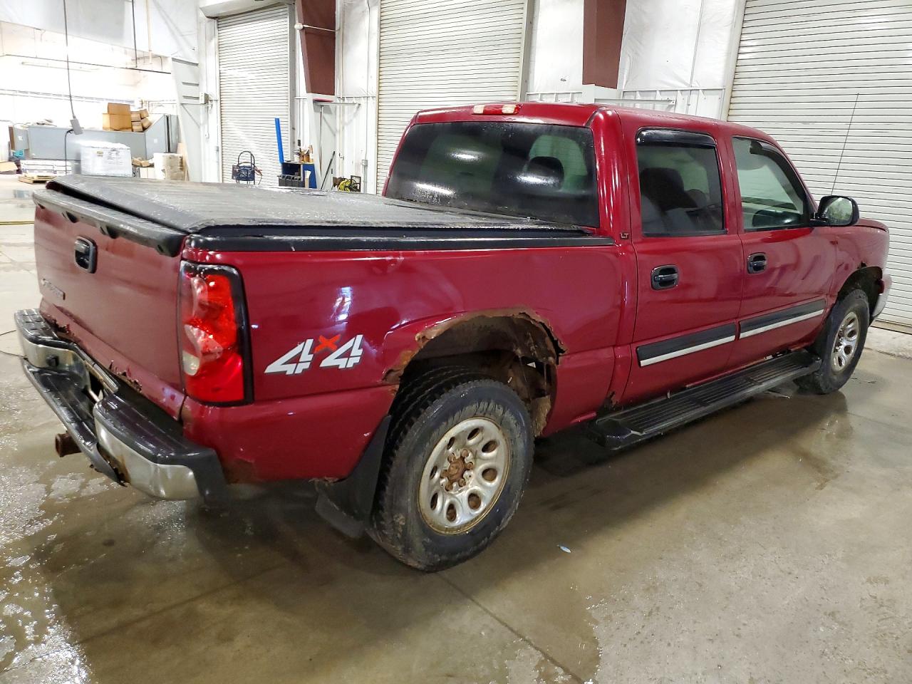 2007 Chevrolet Silverado K1500 Classic Crew Cab Темно-бордовый vin: 2GCEK13Z371161778
