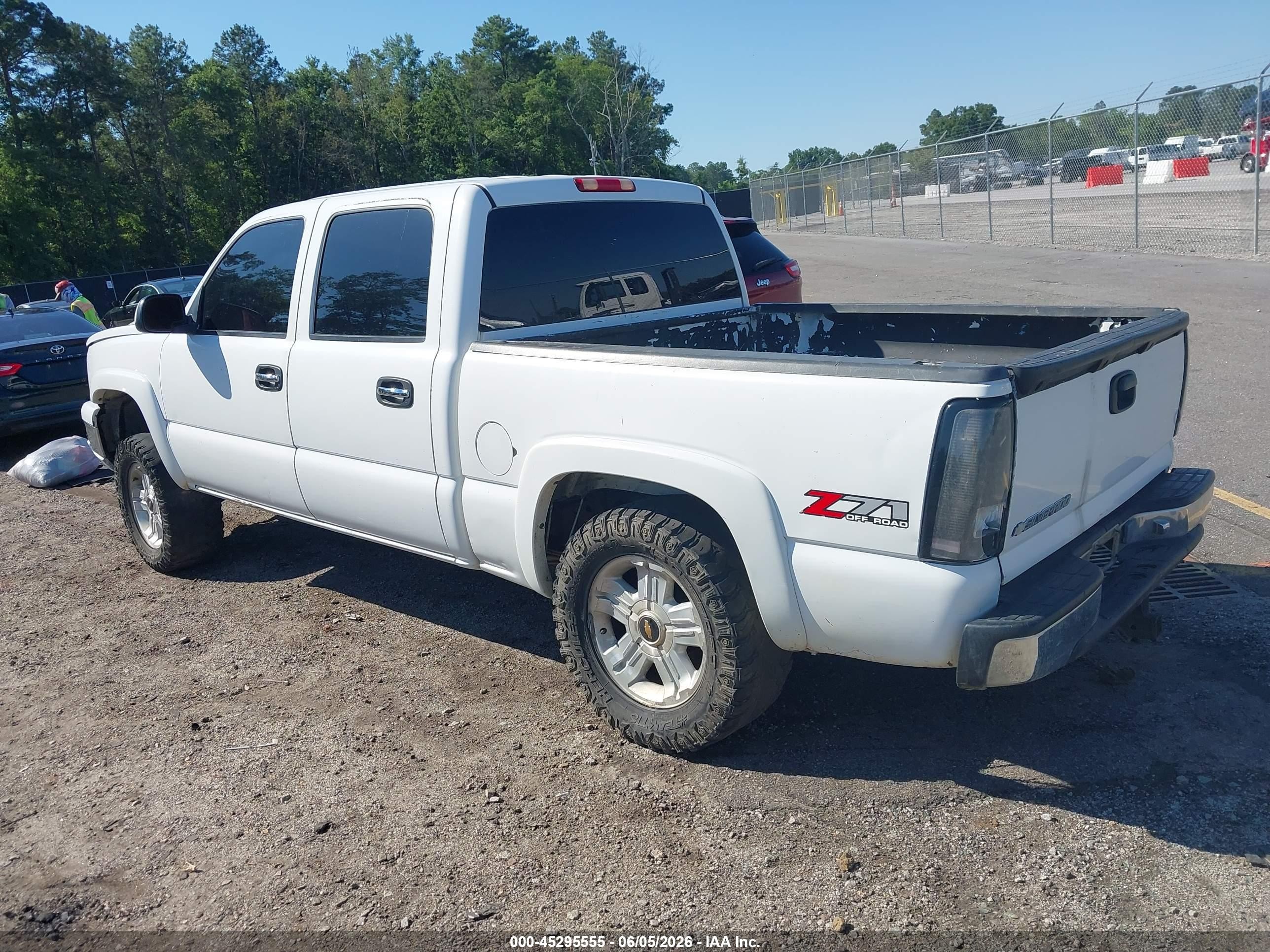 2006 Chevrolet Silverado 1500 Lt1 White vin: 2GCEK13Z461297254