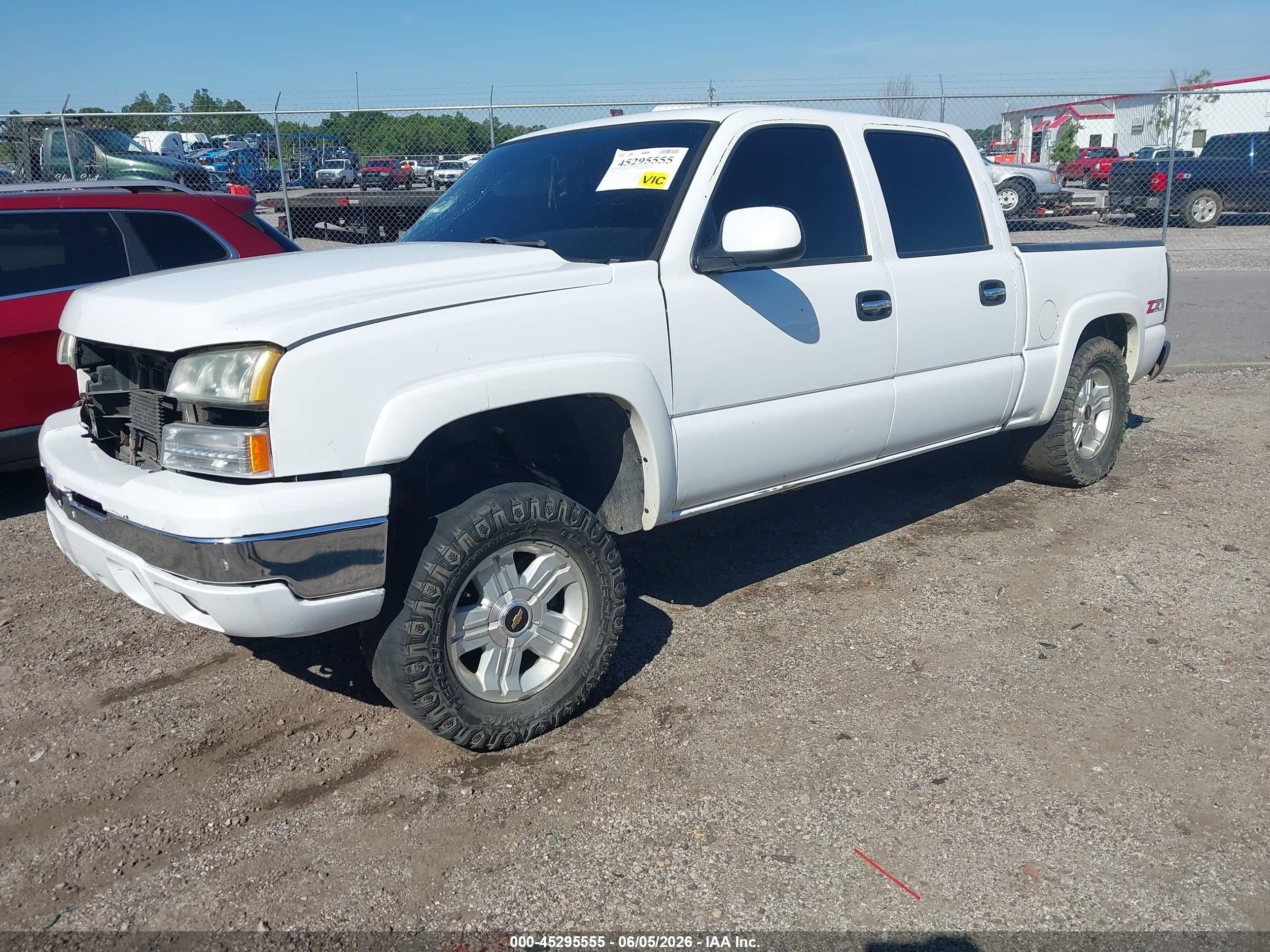 2006 Chevrolet Silverado 1500 Lt1 White vin: 2GCEK13Z461297254