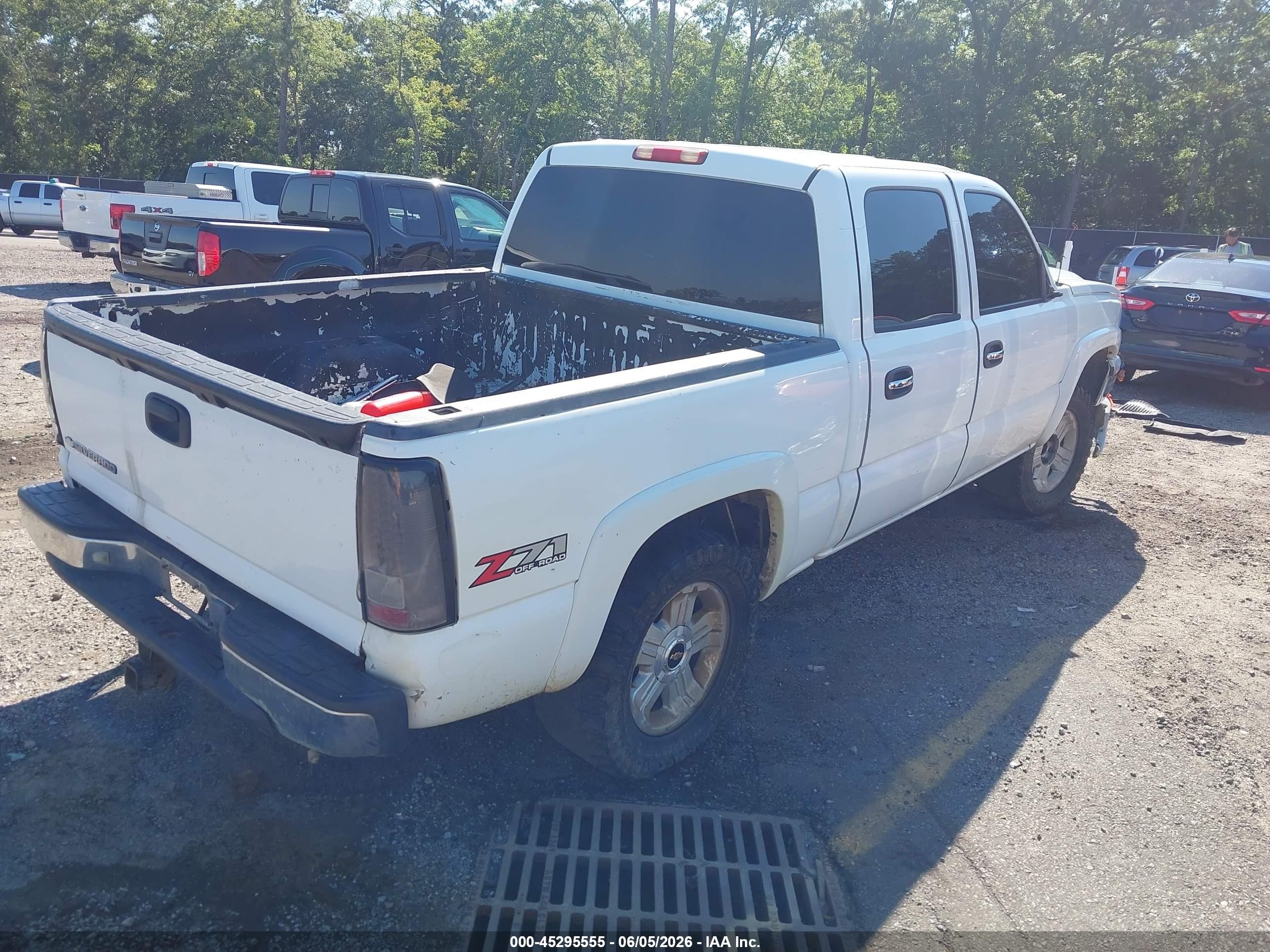 2006 Chevrolet Silverado 1500 Lt1 White vin: 2GCEK13Z461297254