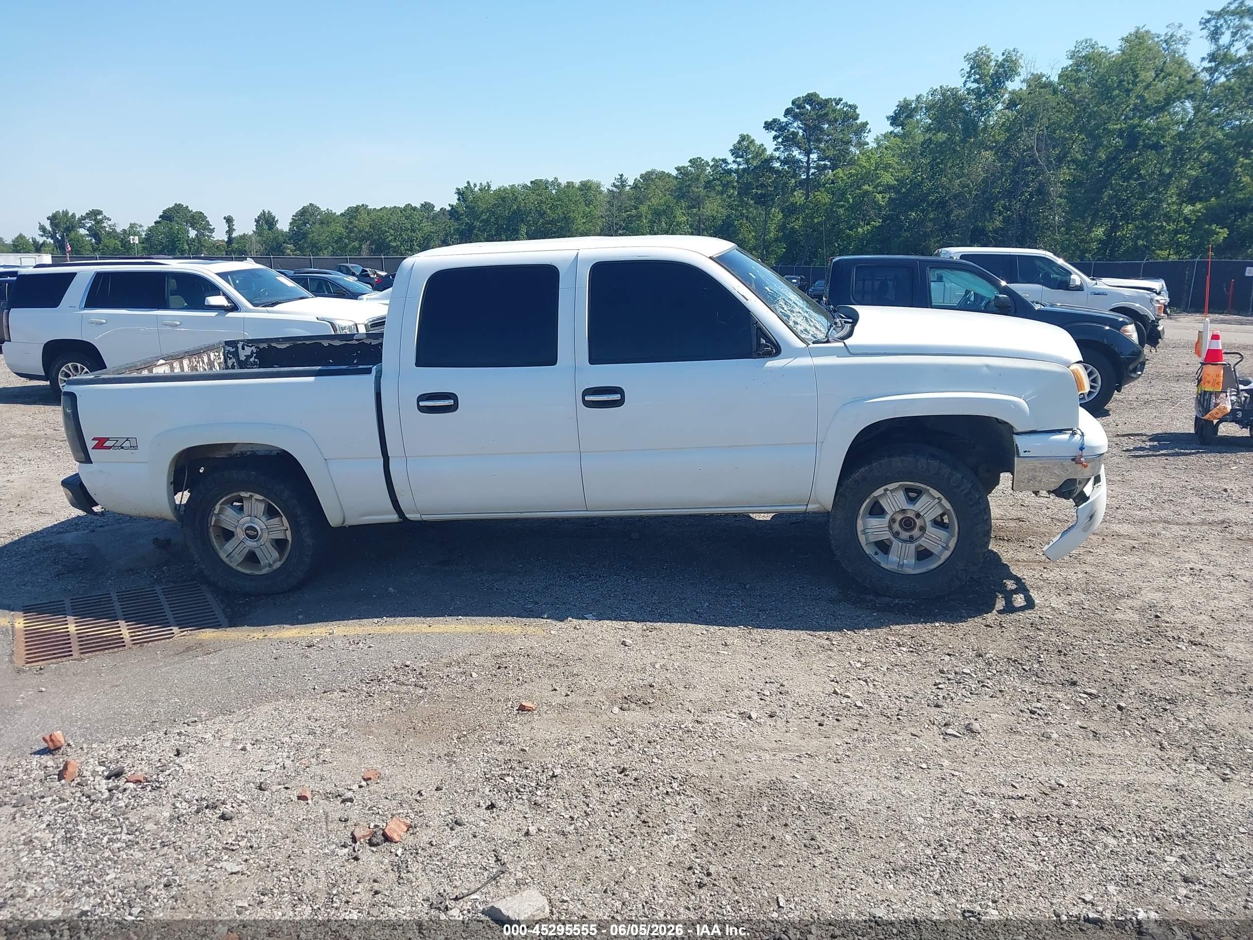 2006 Chevrolet Silverado 1500 Lt1 White vin: 2GCEK13Z461297254