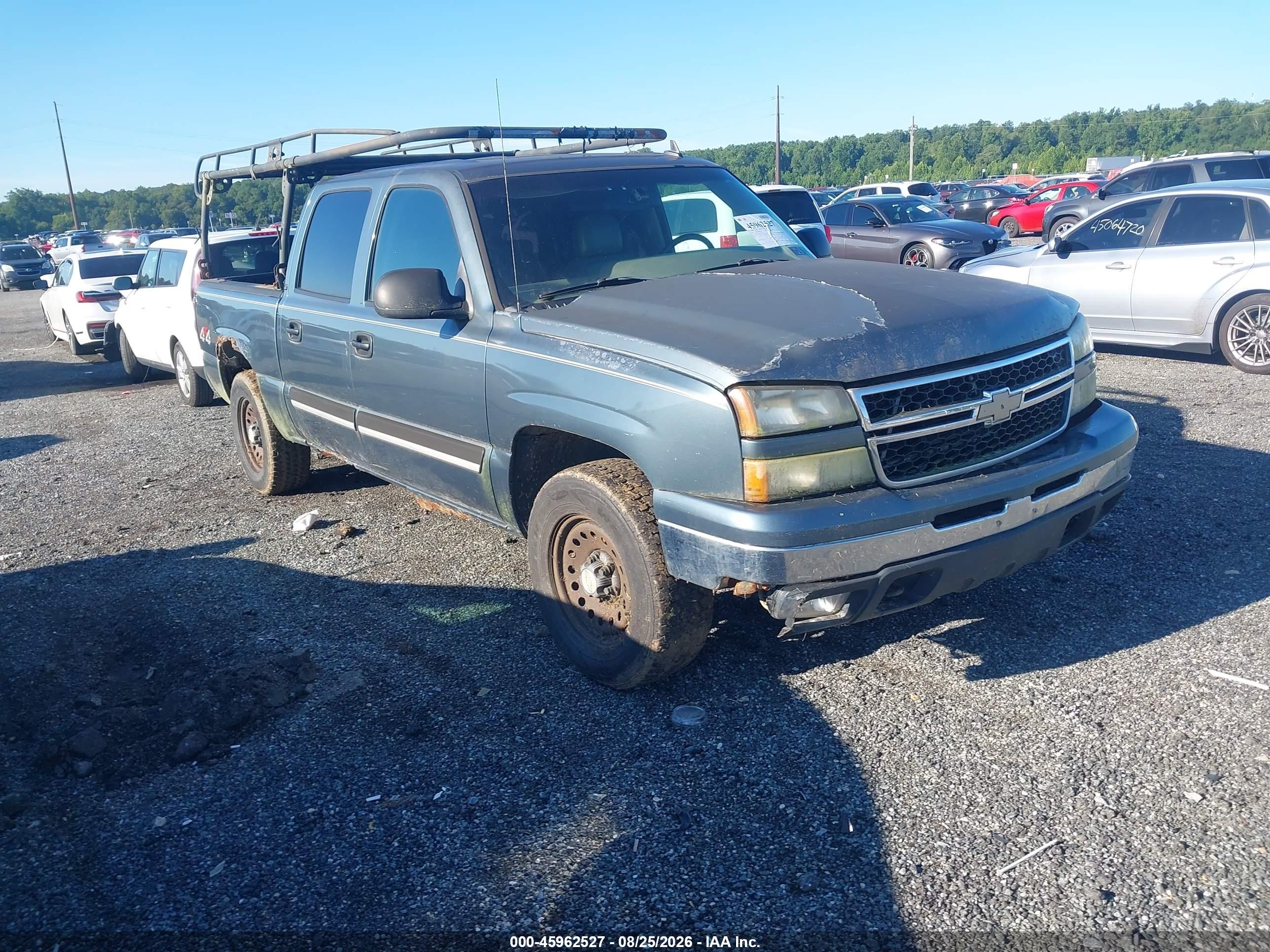 2006 Chevrolet Silverado 1500 Lt2 Blue vin: 2GCEK13Z561335994
